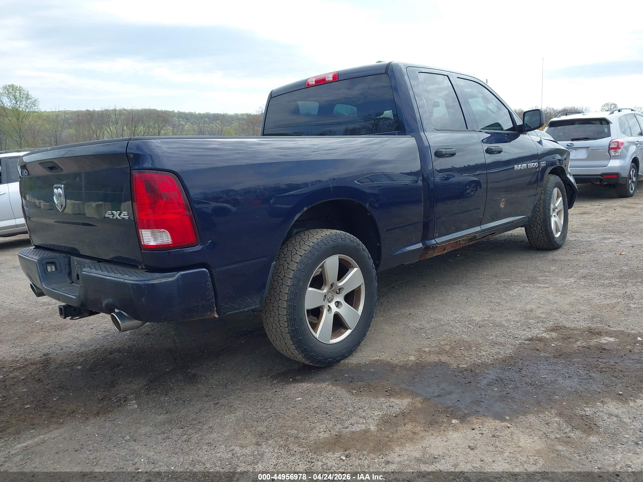 2012 Ram 1500 St Dark Blue vin: 1C6RD7FT0CS326483