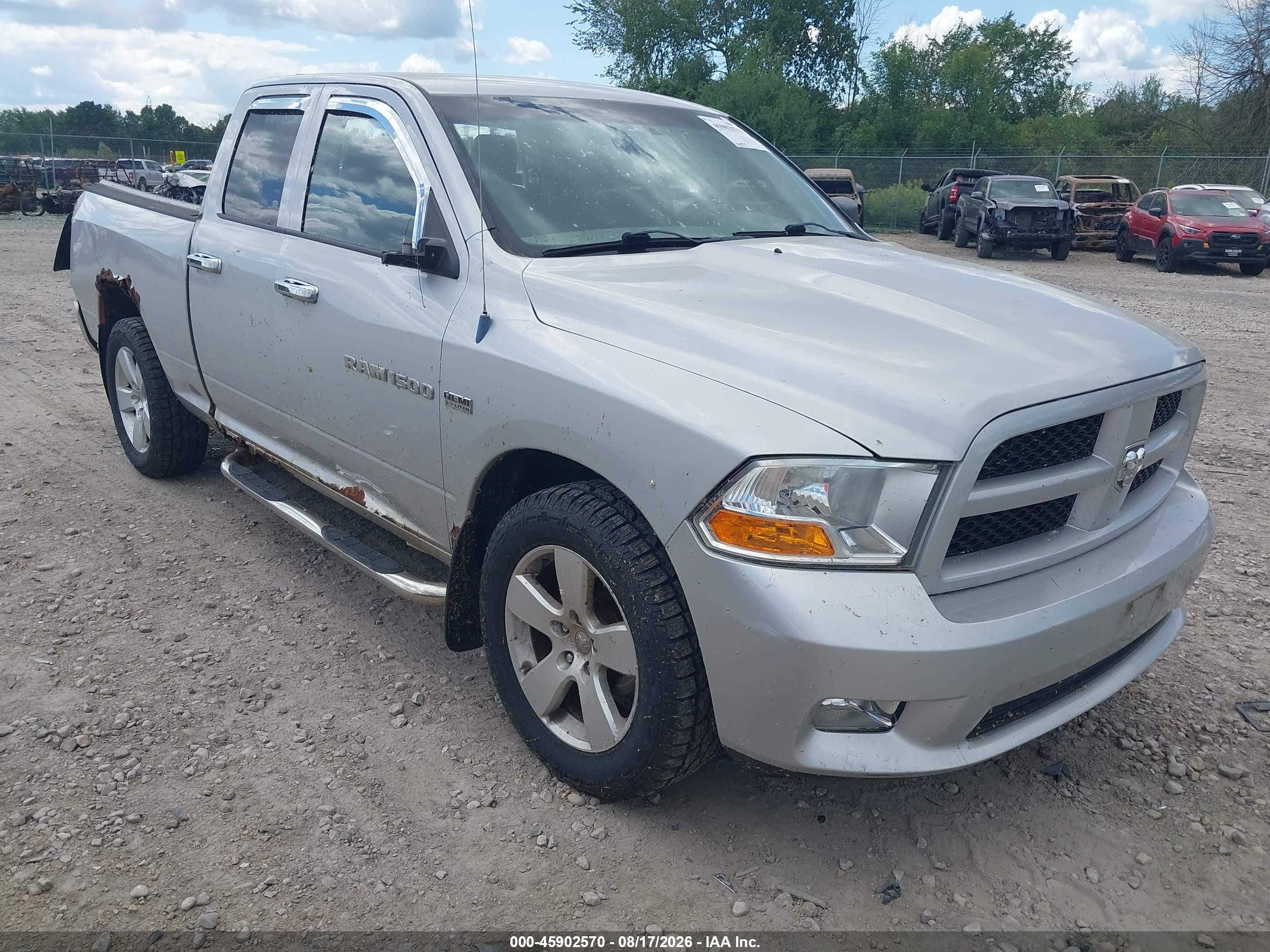 2012 Ram 1500 Express Silver vin: 1C6RD7FT1CS167473