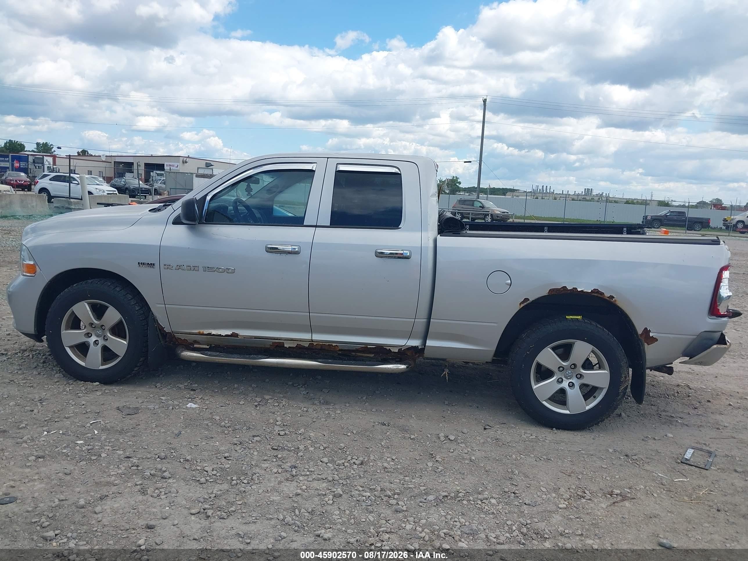 2012 Ram 1500 Express Silver vin: 1C6RD7FT1CS167473