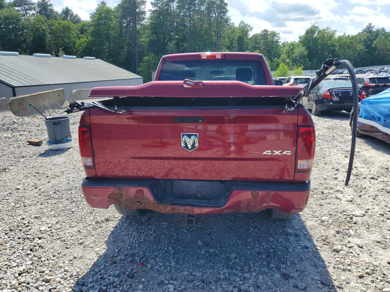 2012 Dodge Ram 1500 St Burgundy vin: 1C6RD7FT1CS251468