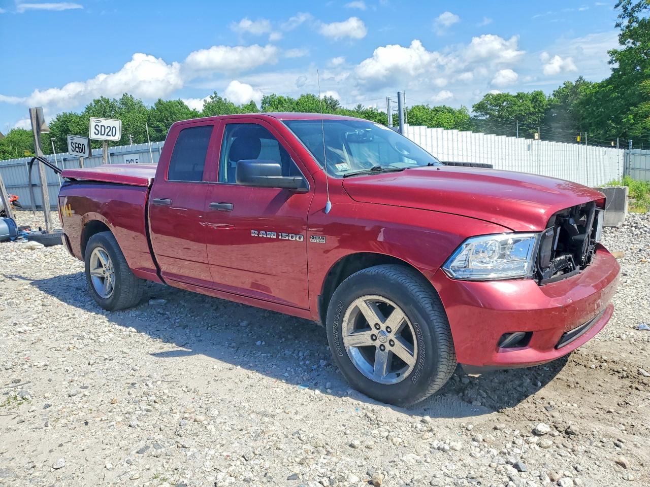 2012 Dodge Ram 1500 St Burgundy vin: 1C6RD7FT1CS251468