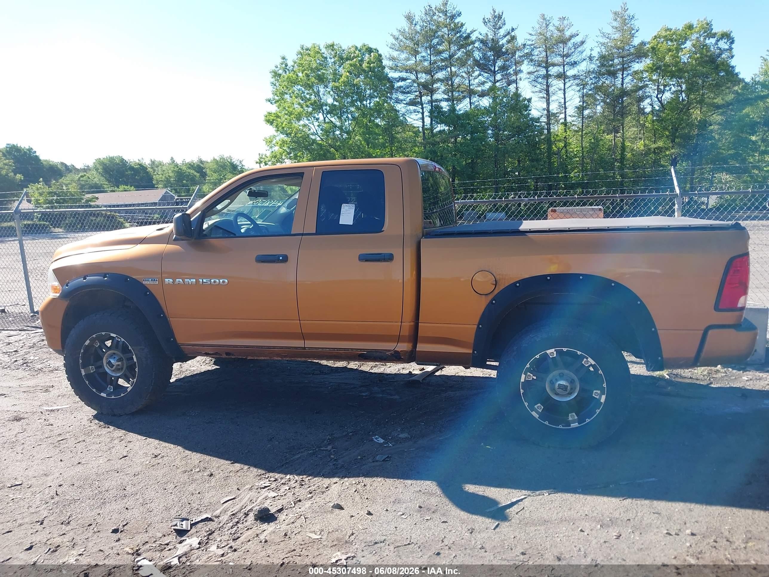 2012 Ram 1500 St Orange vin: 1C6RD7FT1CS303391