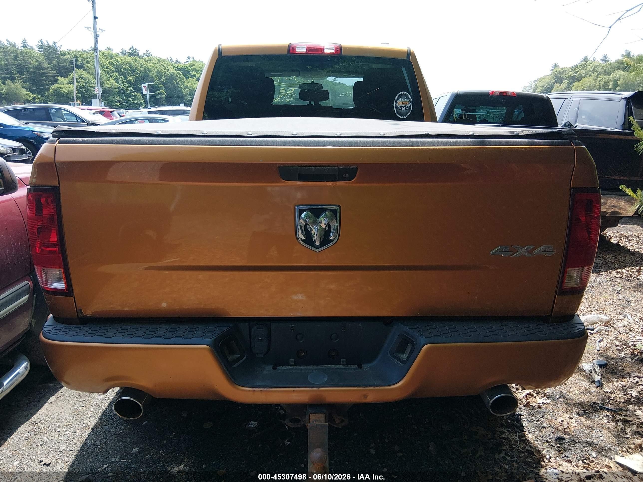 2012 Ram 1500 St Orange vin: 1C6RD7FT1CS303391