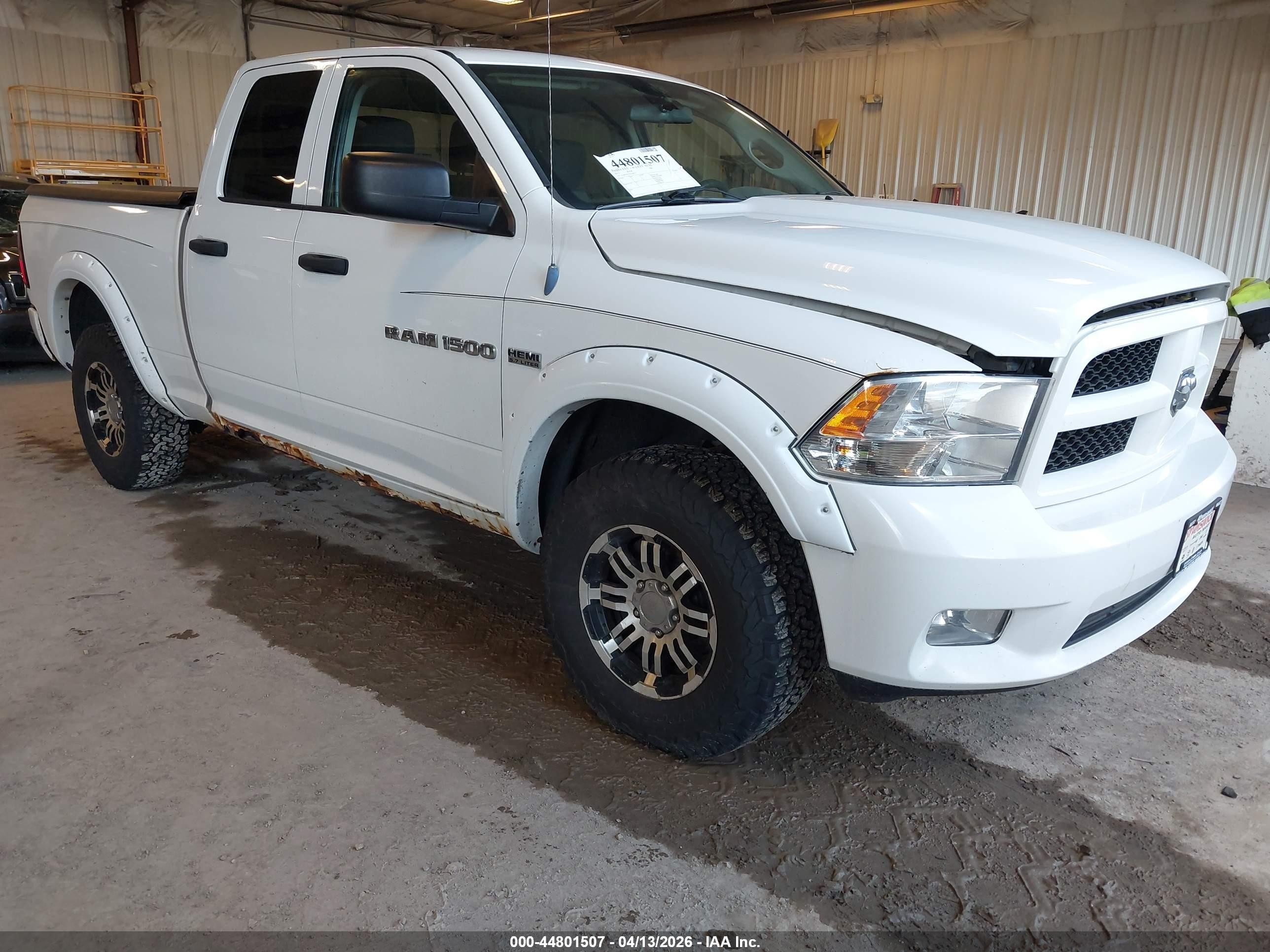 2012 Ram 1500 St White vin: 1C6RD7FT1CS344247