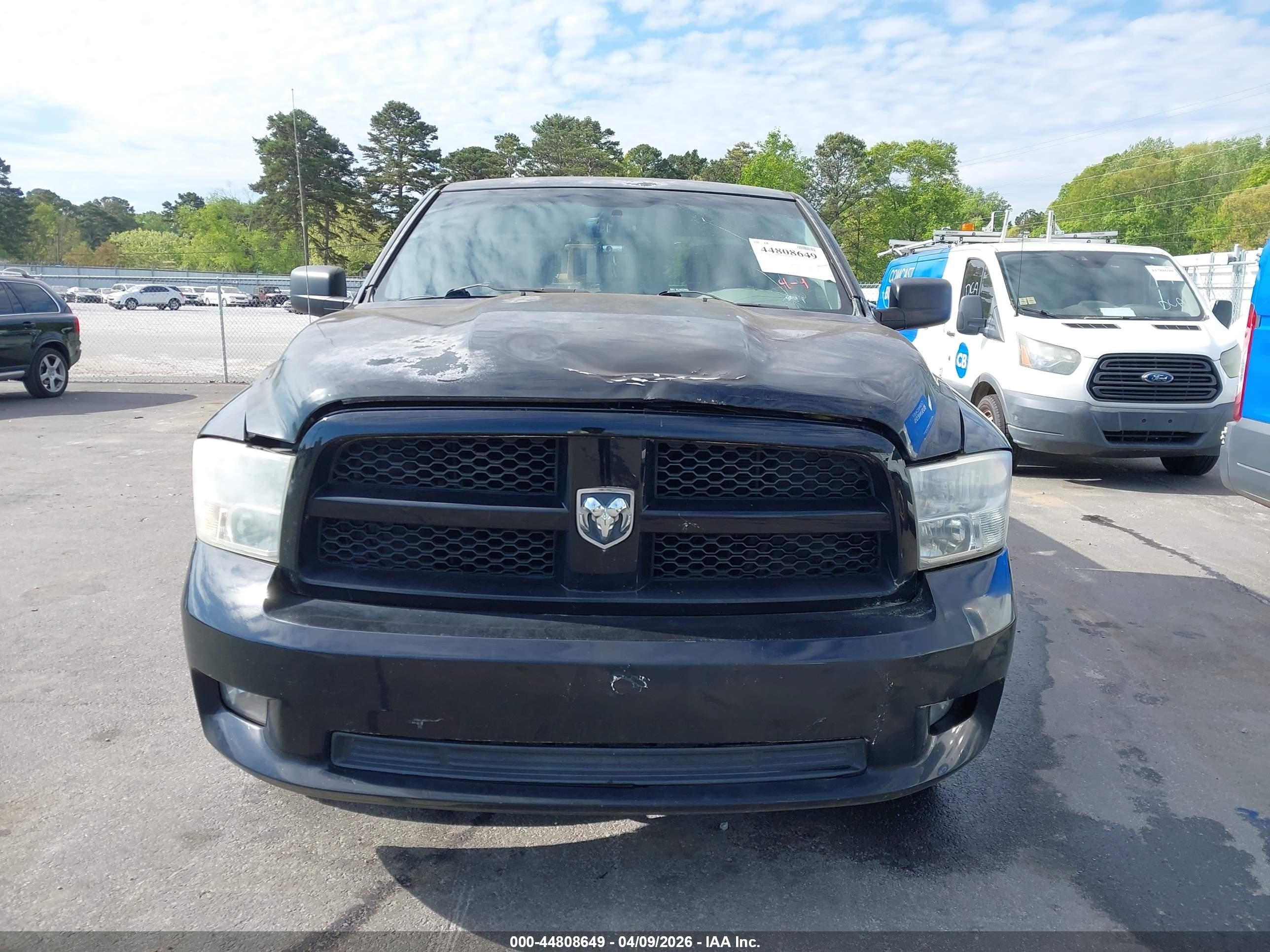 2012 Ram 1500 St Black vin: 1C6RD7FT1CS345026