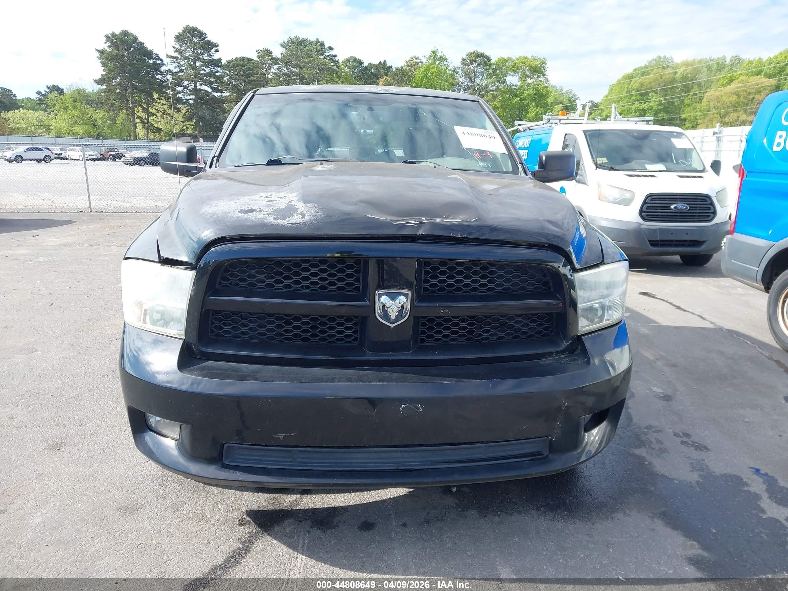 2012 Ram 1500 St Black vin: 1C6RD7FT1CS345026
