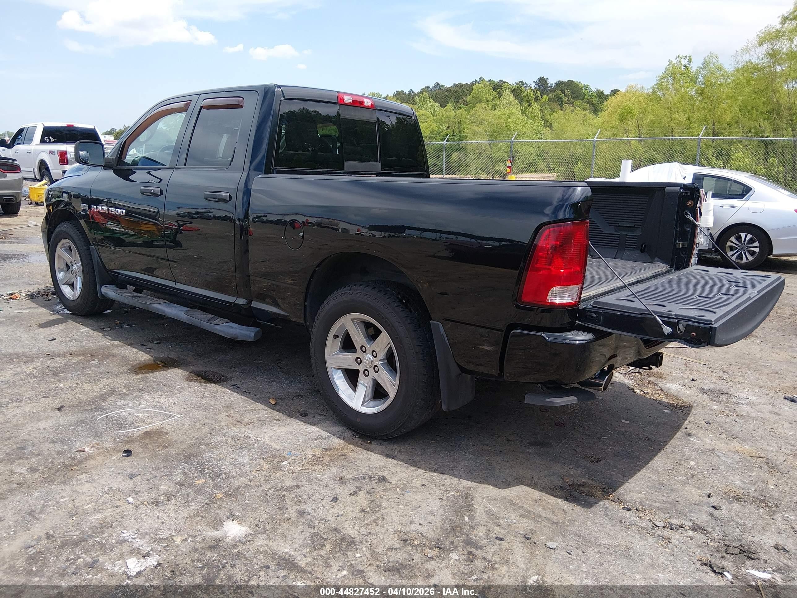 2012 Ram 1500 St Black vin: 1C6RD7FT2CS231164