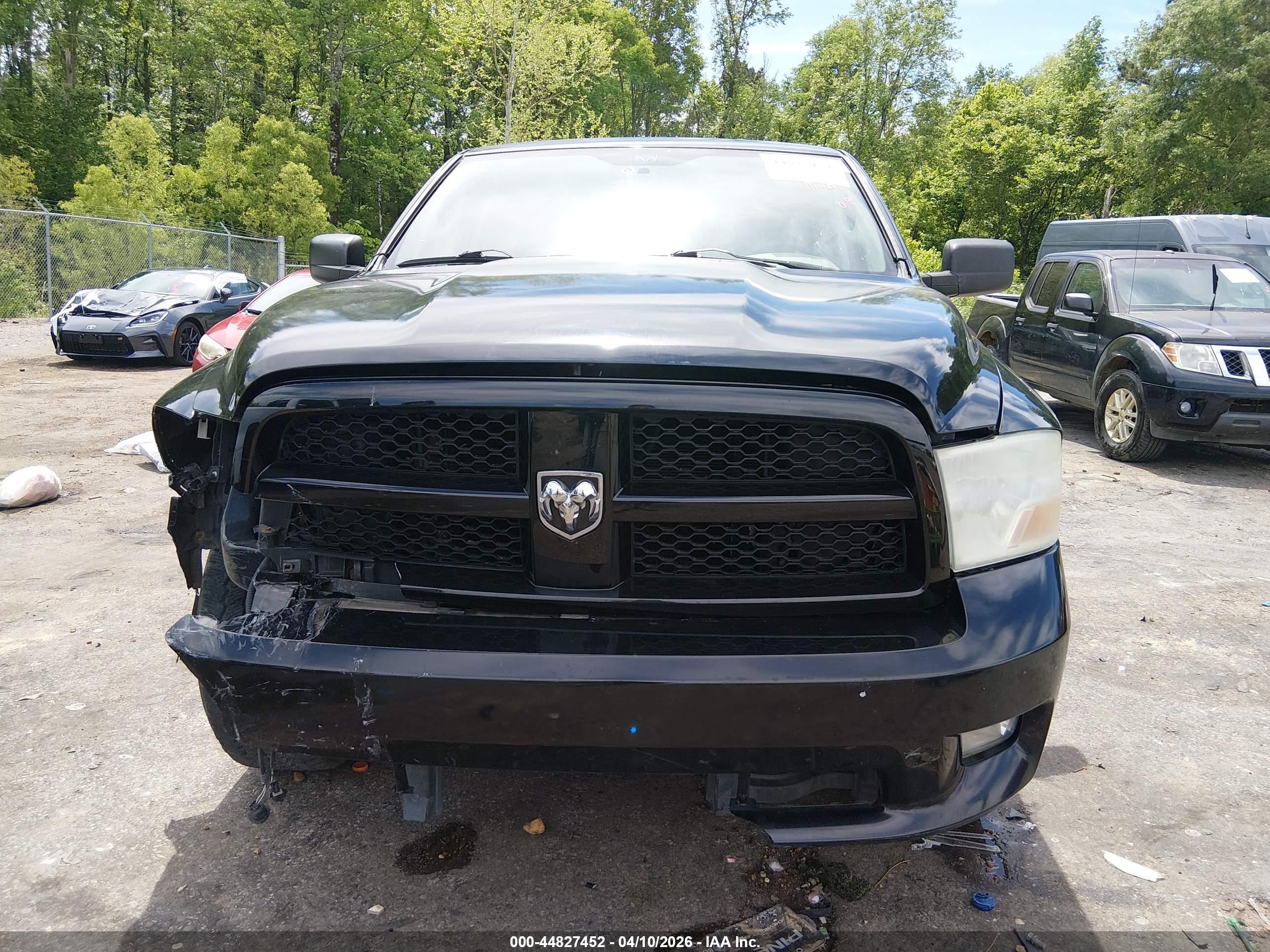 2012 Ram 1500 St Black vin: 1C6RD7FT2CS231164