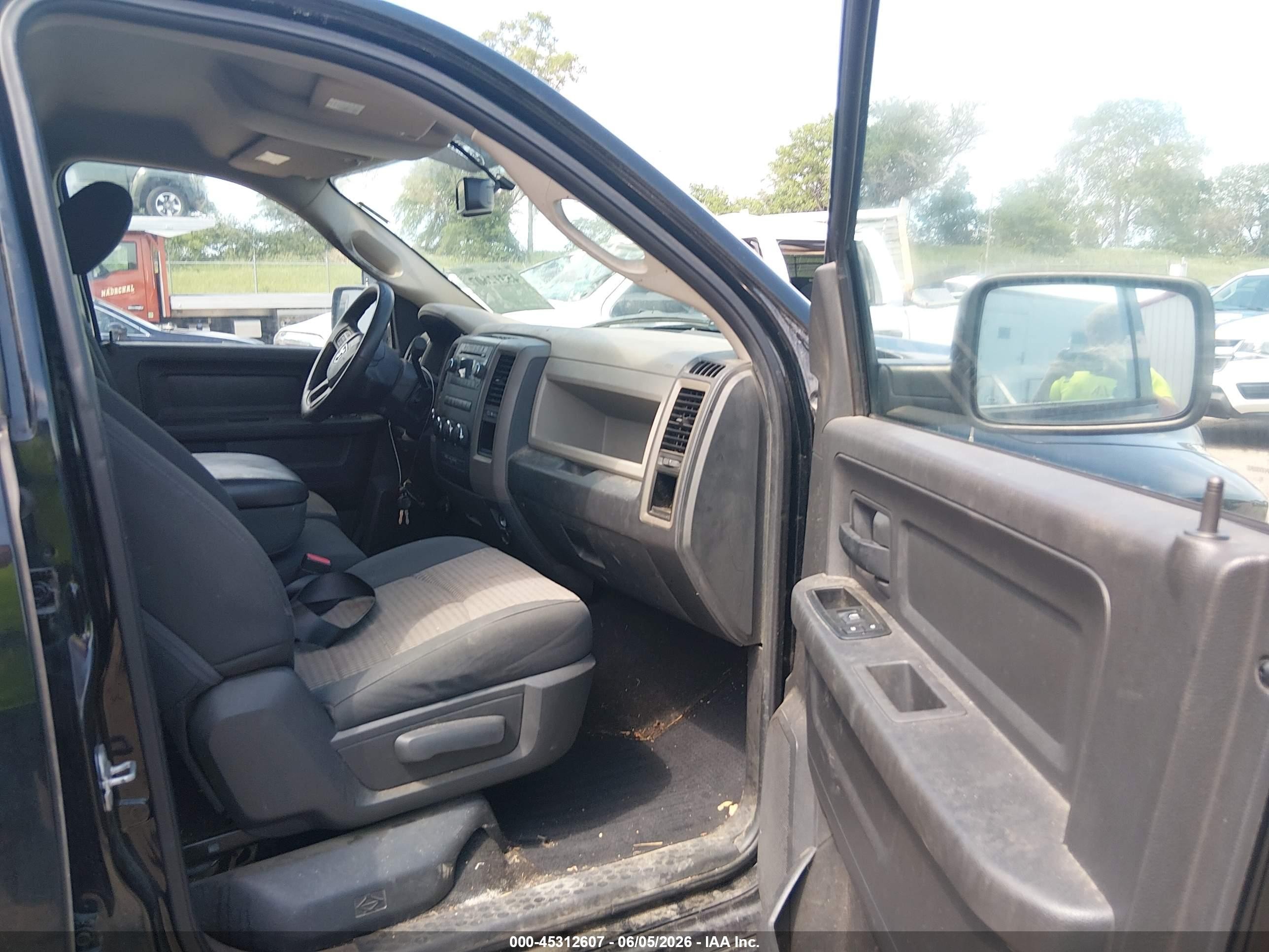 2012 Ram 1500 St Black vin: 1C6RD7FT2CS283152