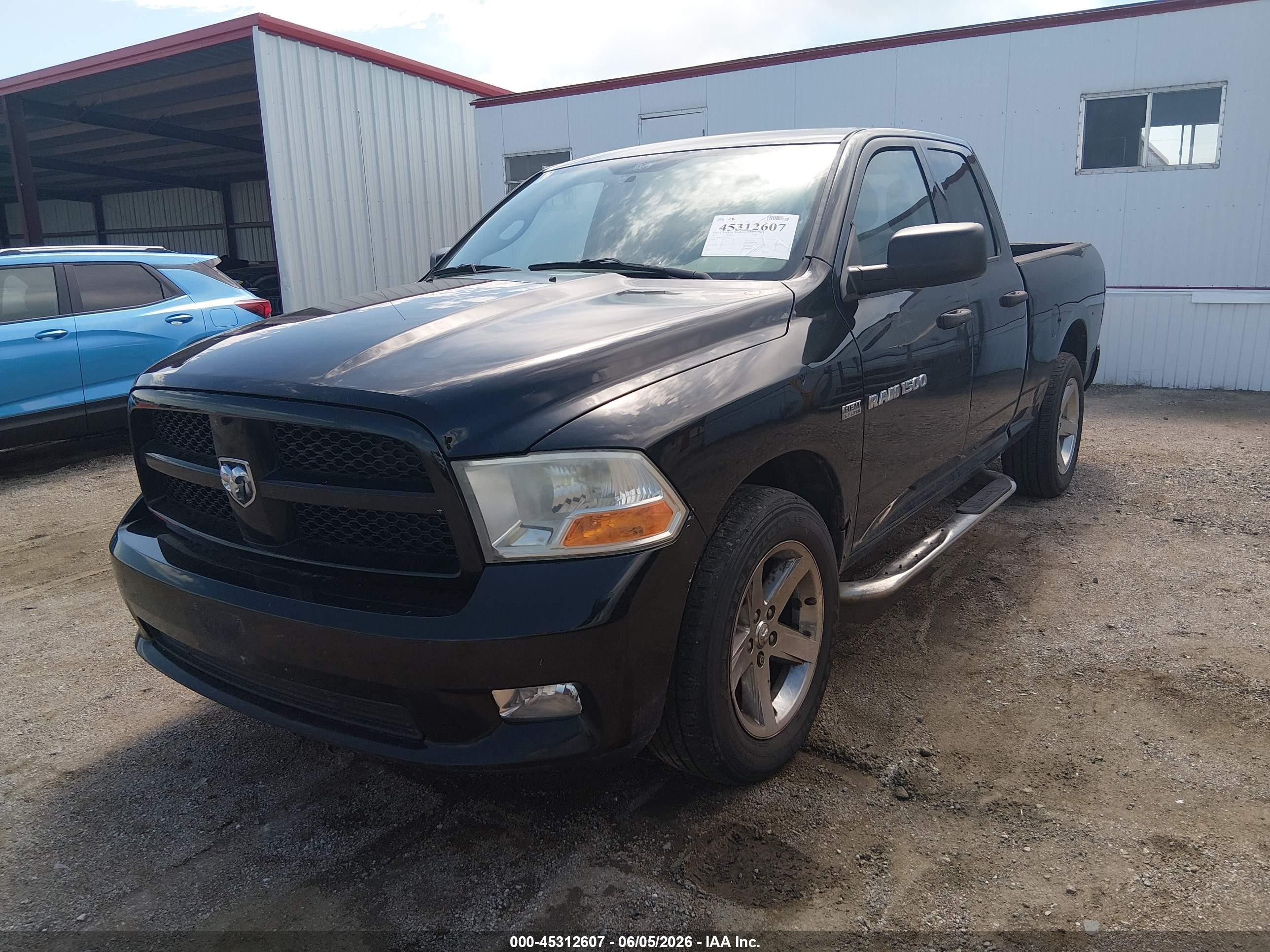 2012 Ram 1500 St Black vin: 1C6RD7FT2CS283152