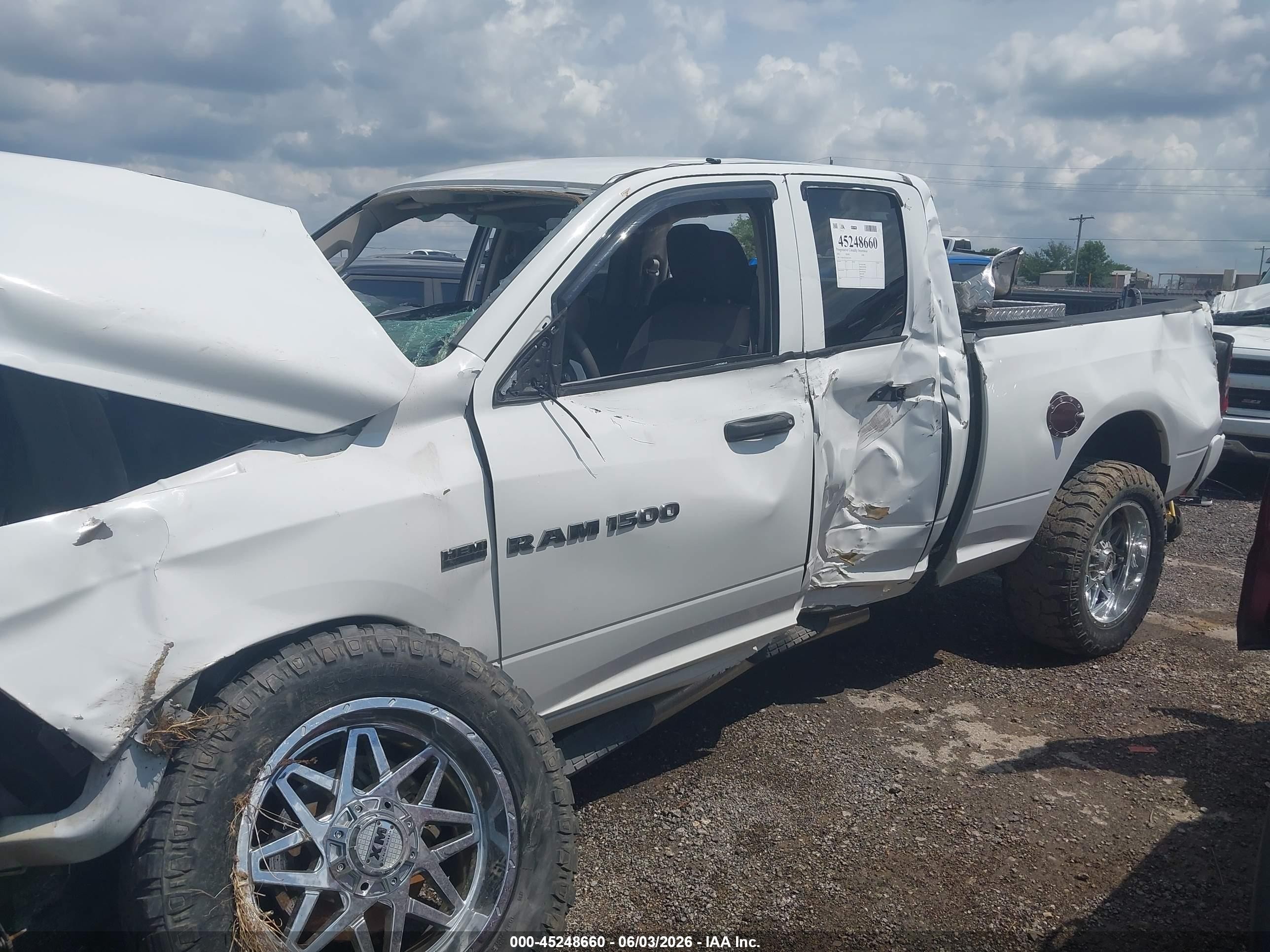 2012 Ram 1500 St Белый vin: 1C6RD7FT3CS251276