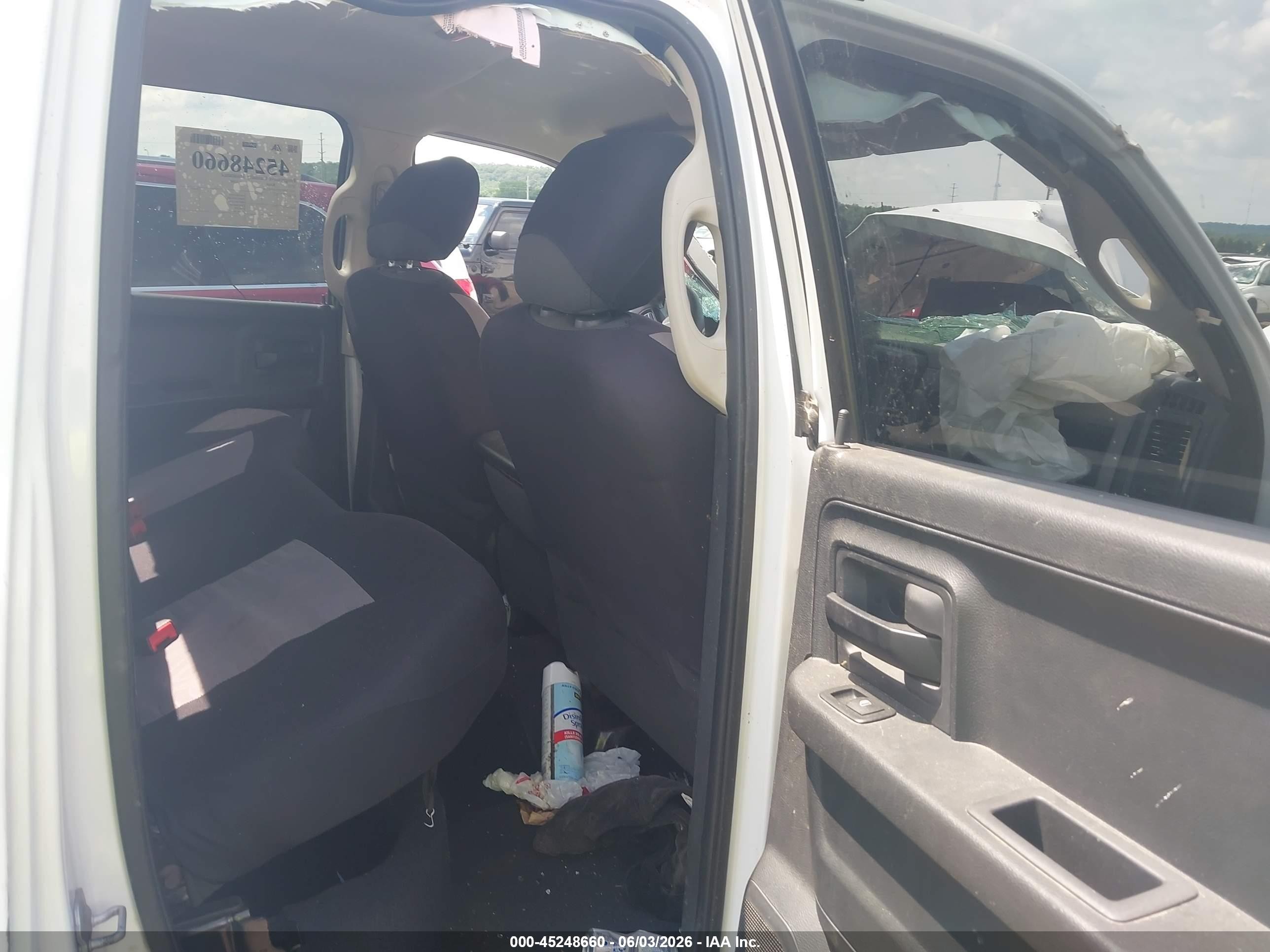 2012 Ram 1500 St Белый vin: 1C6RD7FT3CS251276
