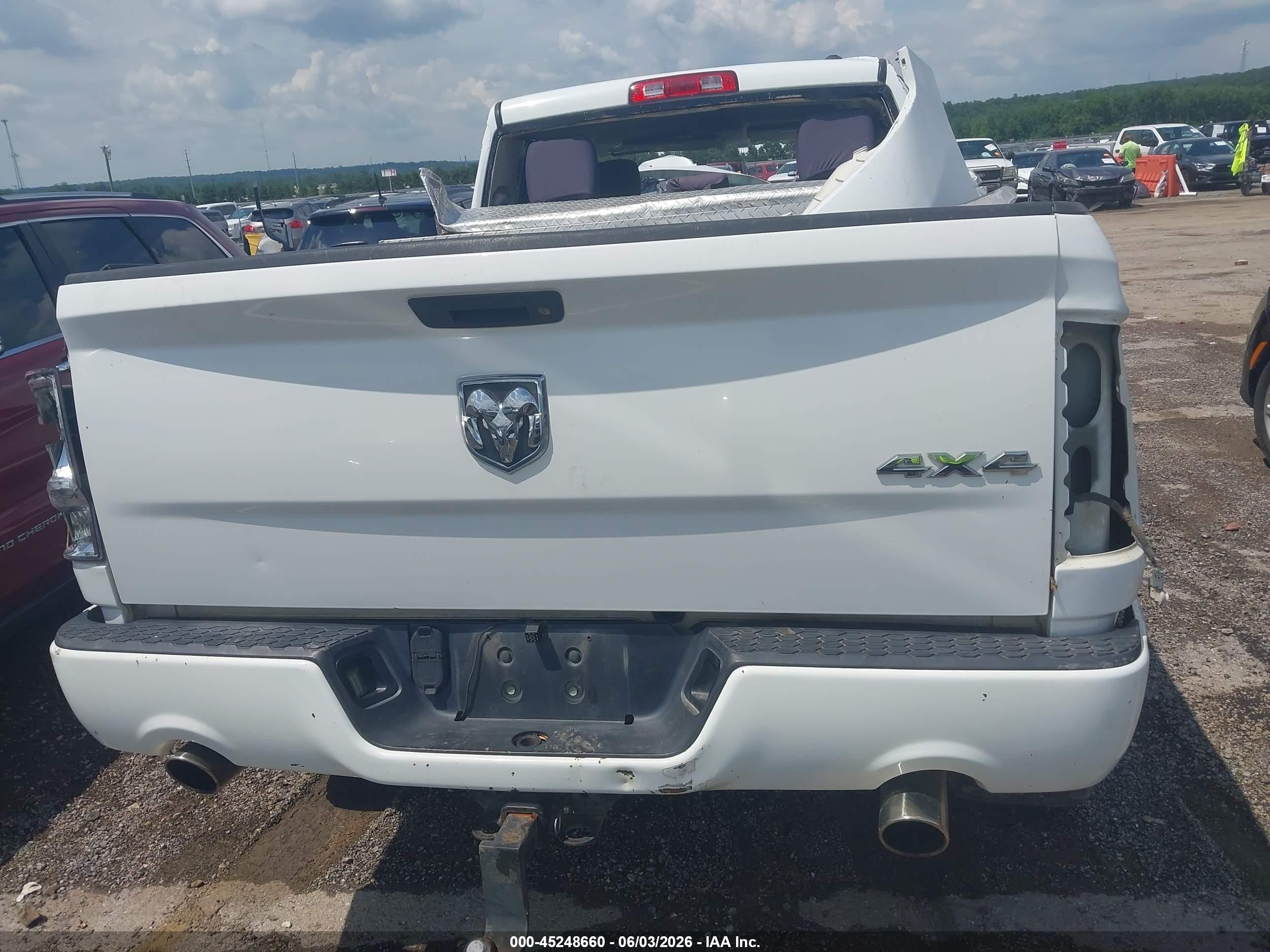 2012 Ram 1500 St Белый vin: 1C6RD7FT3CS251276