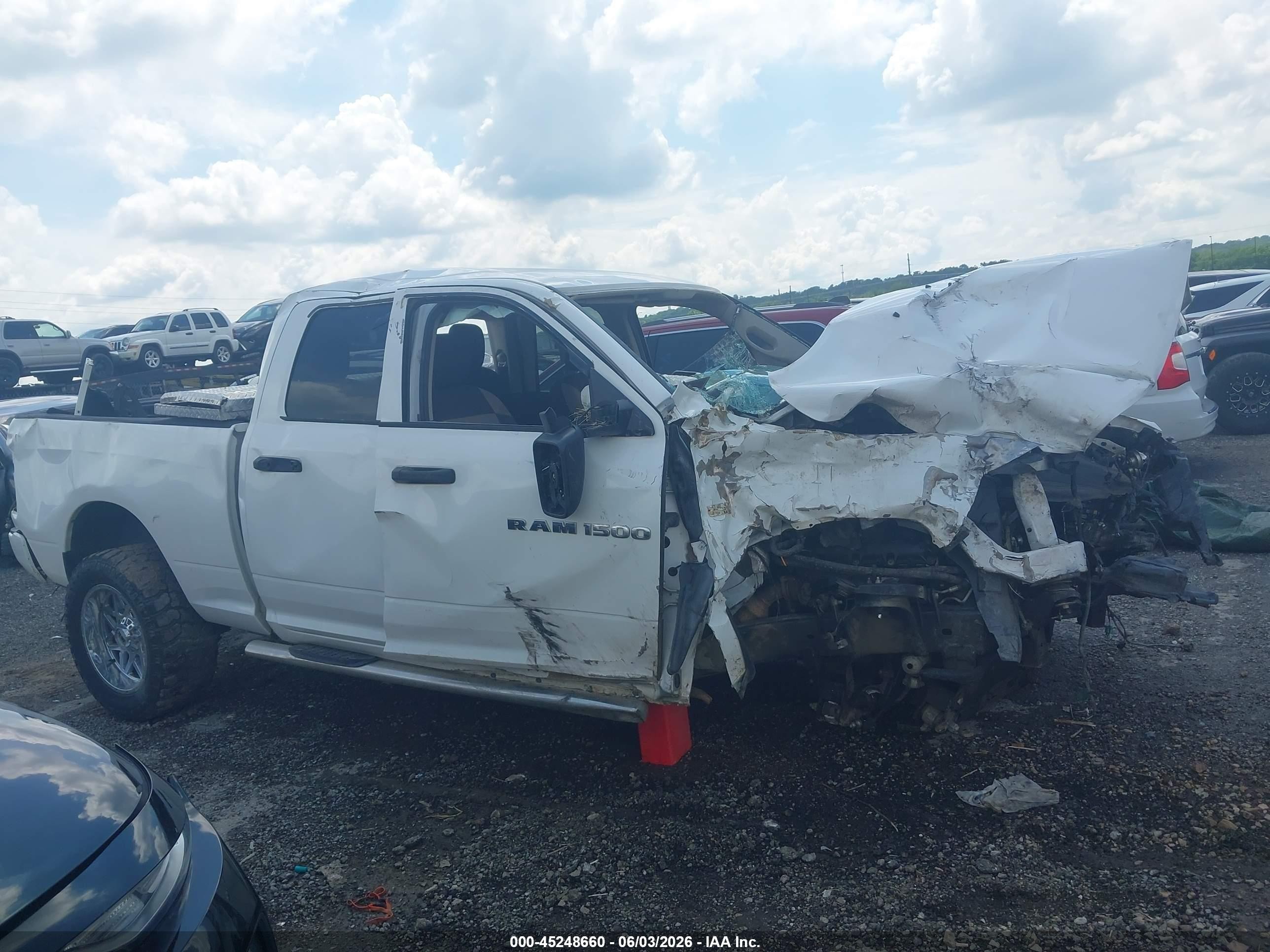 2012 Ram 1500 St Белый vin: 1C6RD7FT3CS251276
