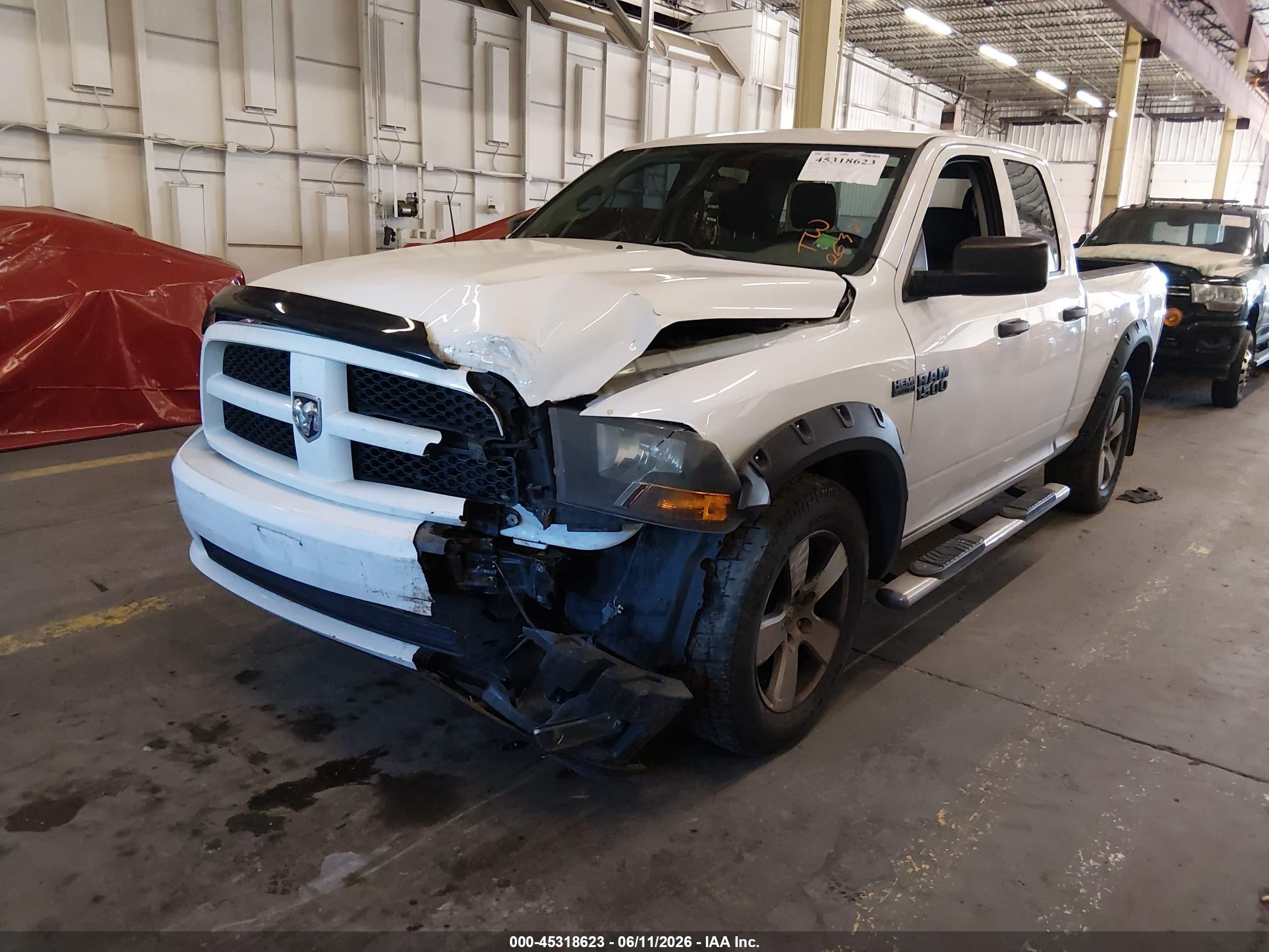 2012 Ram 1500 St Белый vin: 1C6RD7FT3CS260429