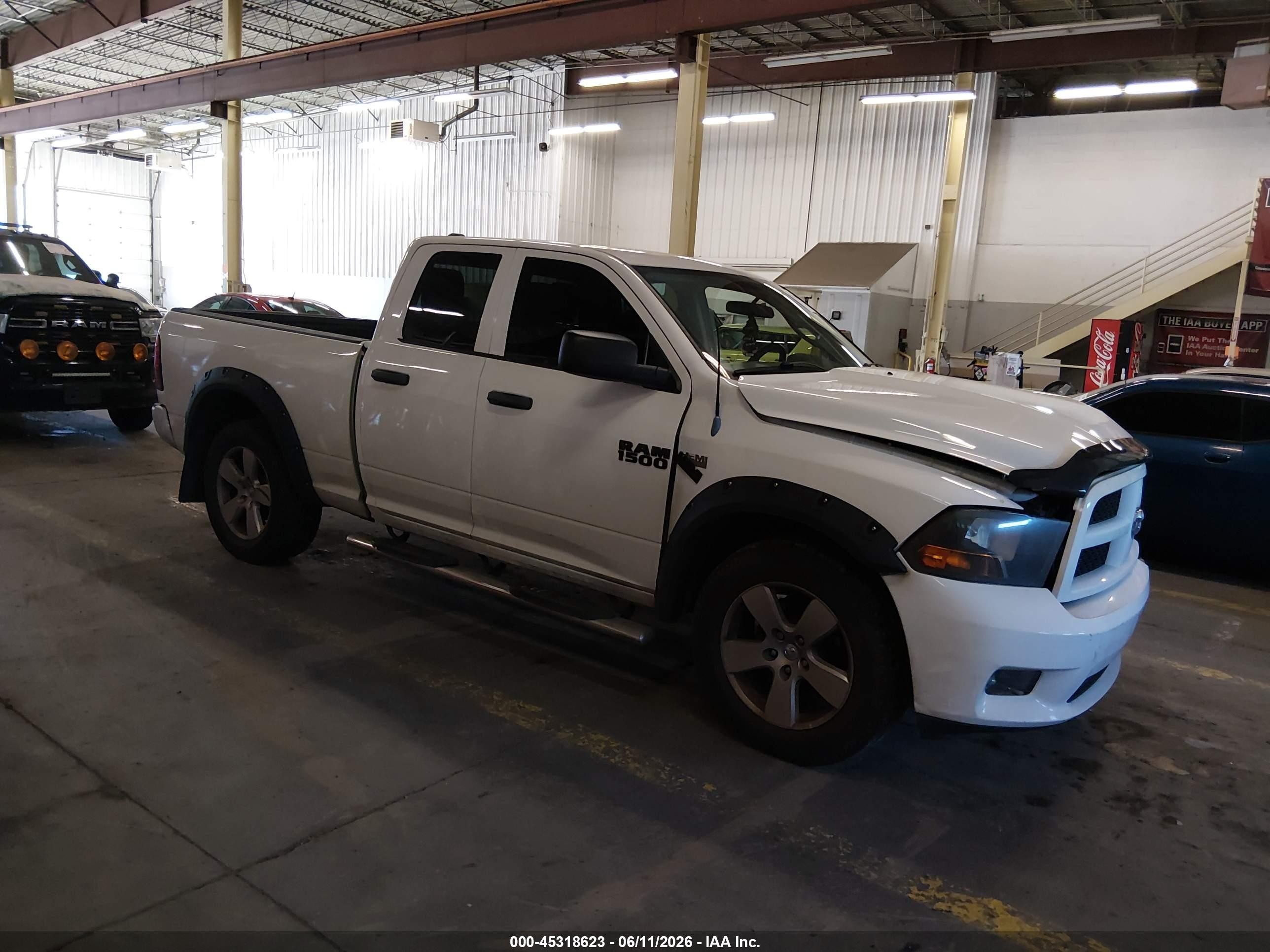 2012 Ram 1500 St Белый vin: 1C6RD7FT3CS260429