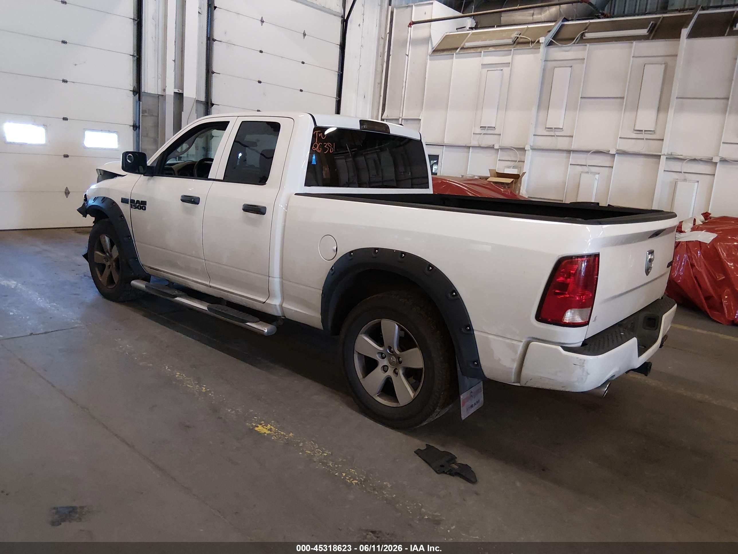 2012 Ram 1500 St Белый vin: 1C6RD7FT3CS260429