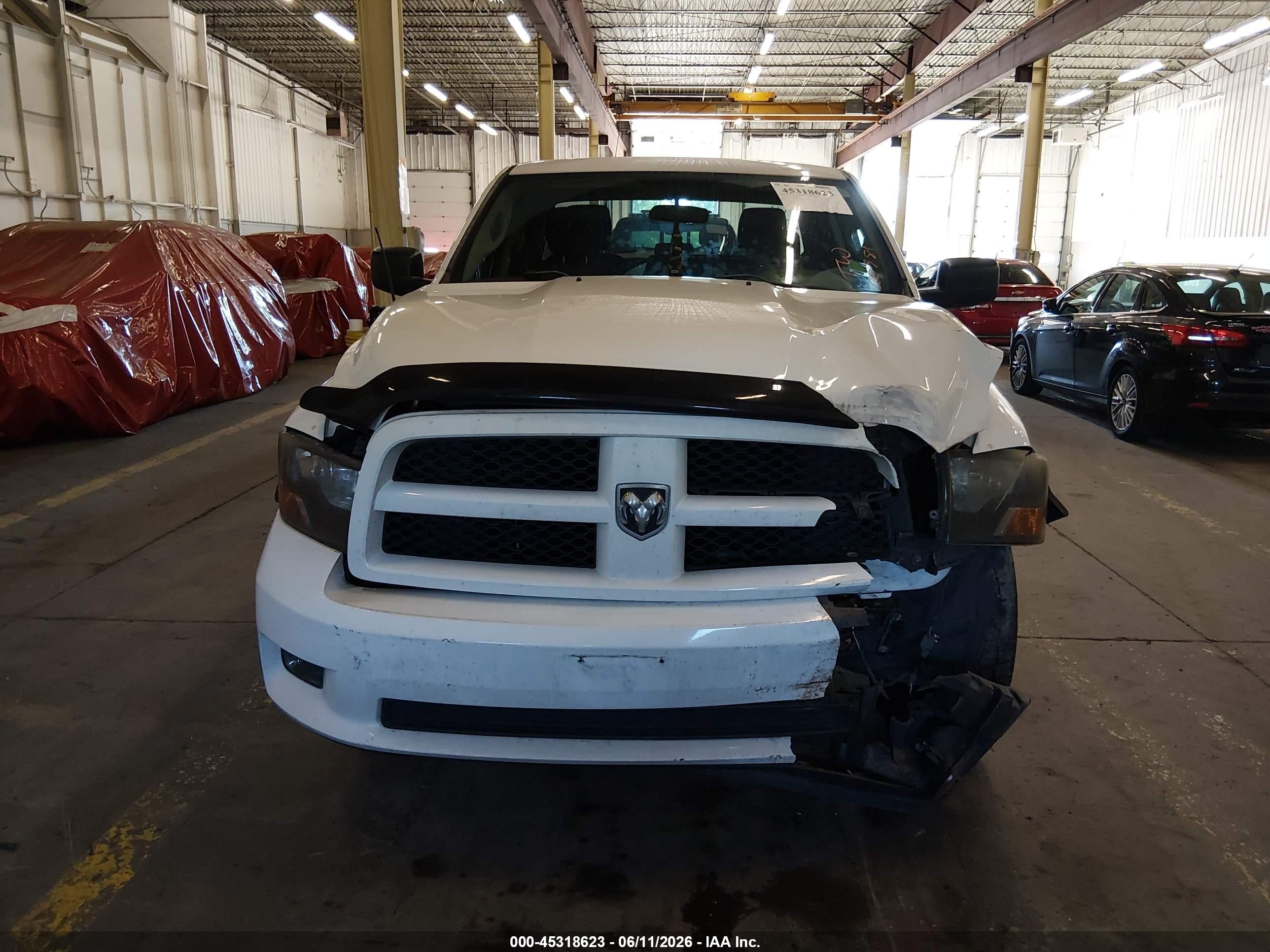 2012 Ram 1500 St Белый vin: 1C6RD7FT3CS260429