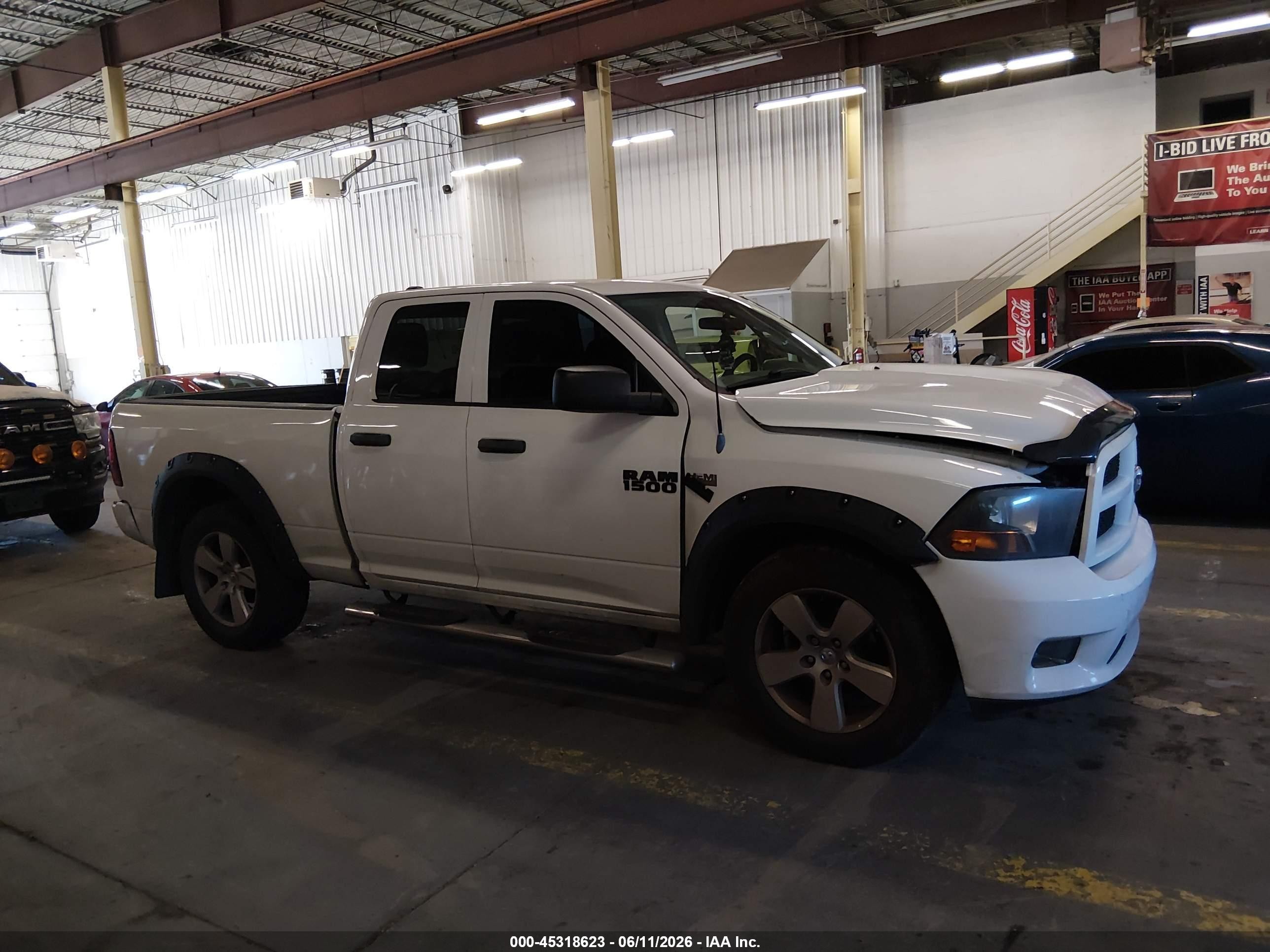 2012 Ram 1500 St Белый vin: 1C6RD7FT3CS260429
