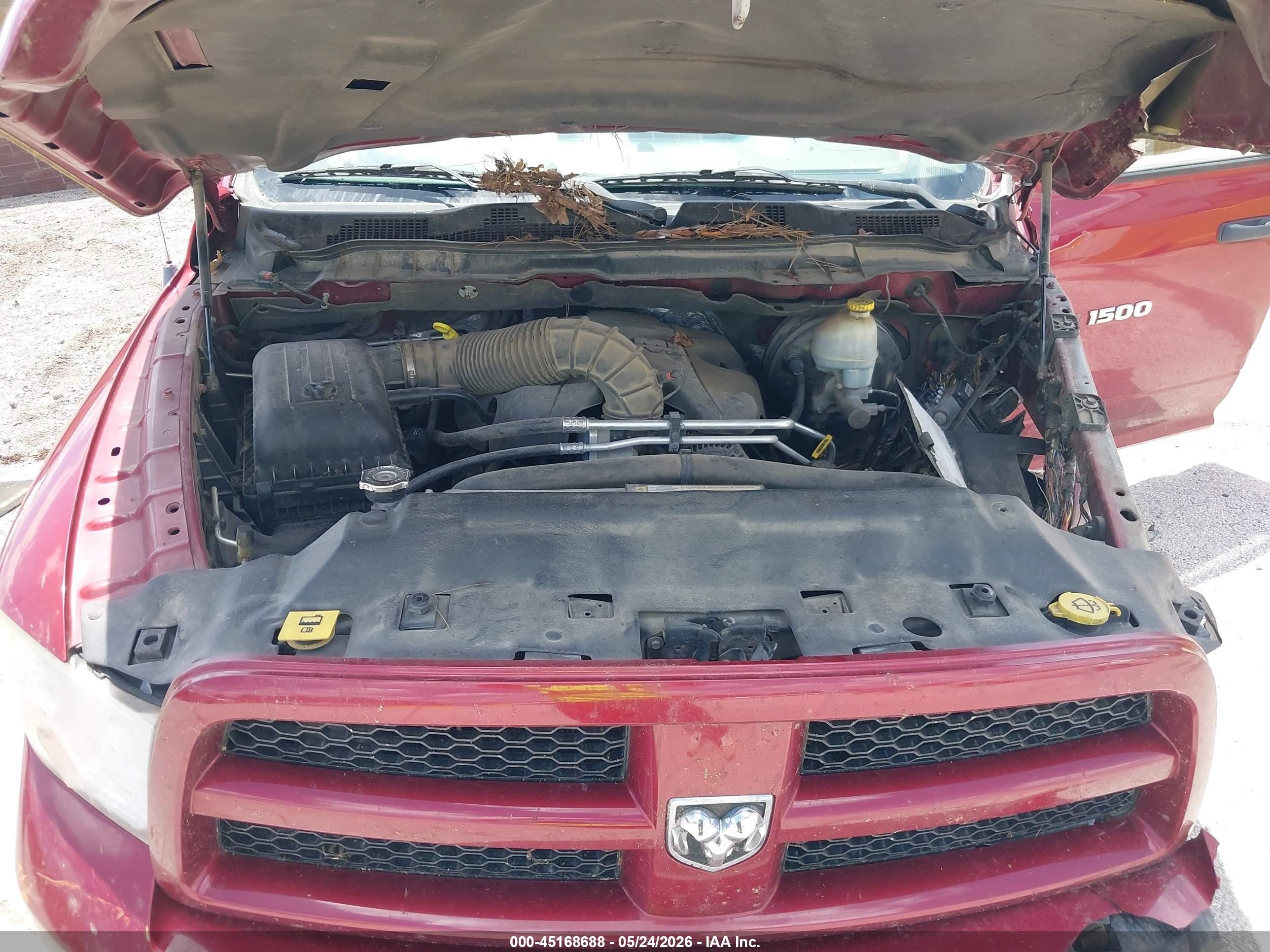 2012 Ram 1500 St Red vin: 1C6RD7FT4CS163675