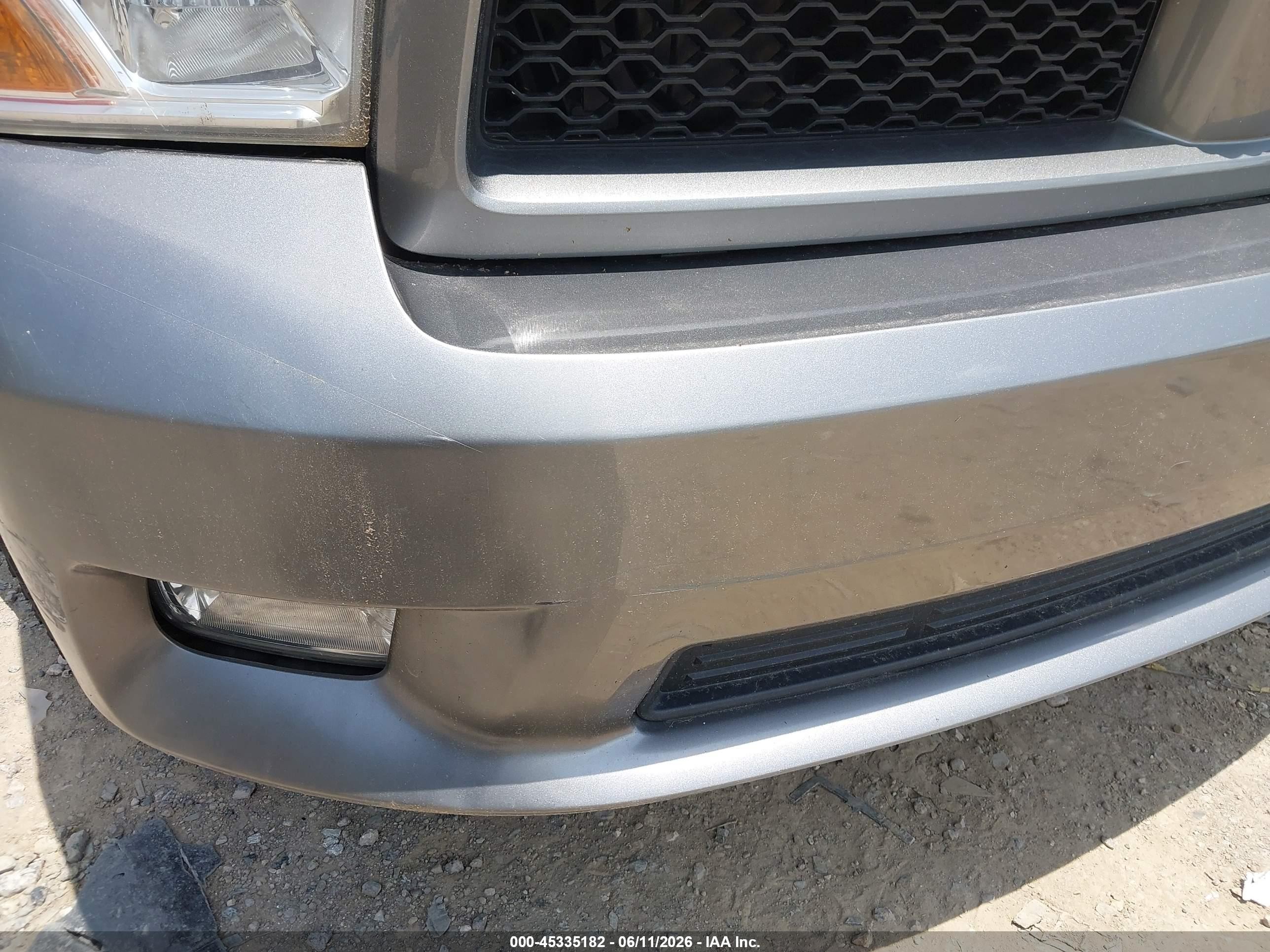 2012 Ram 1500 St Серый vin: 1C6RD7FT4CS287056