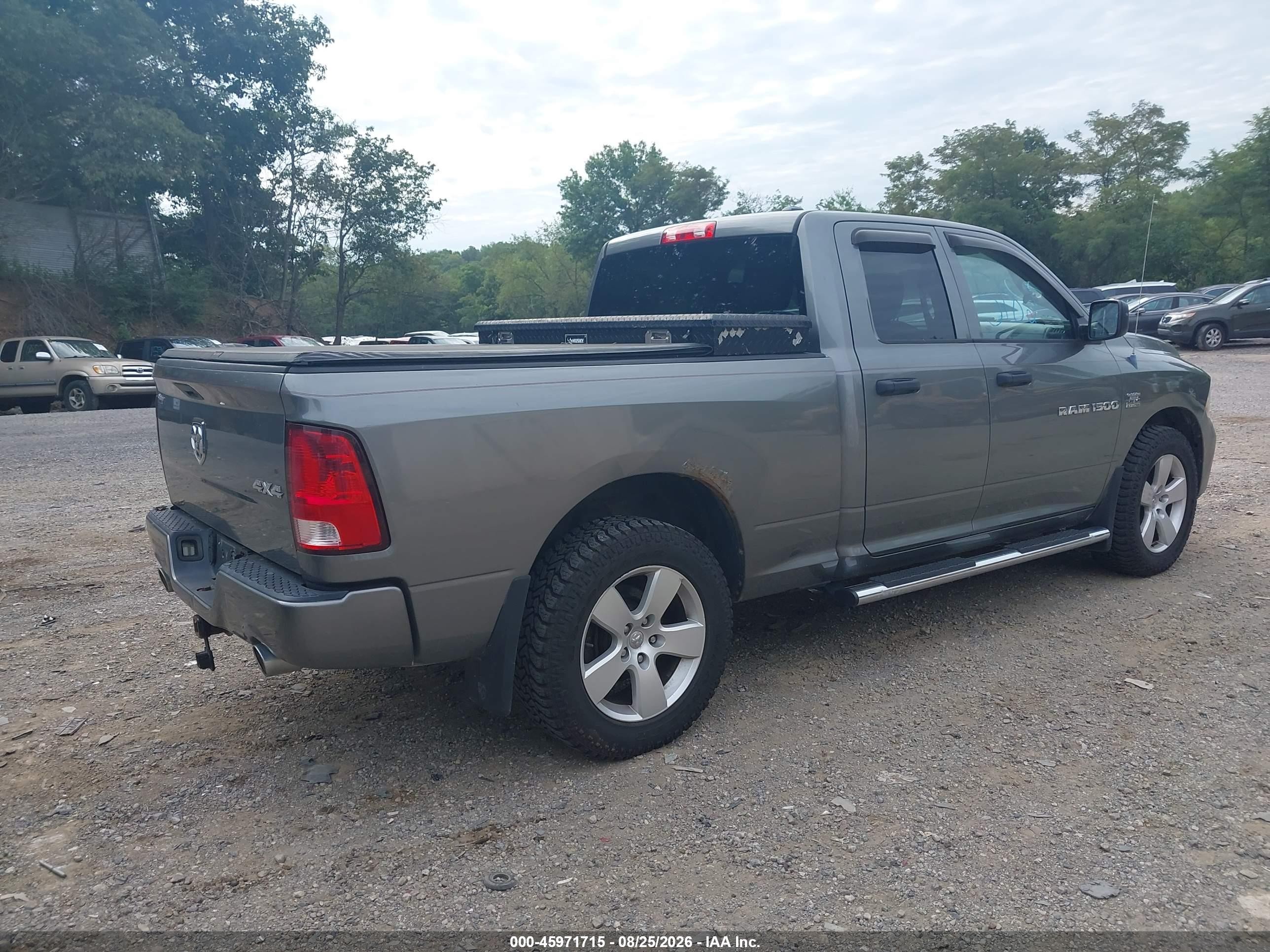 2012 Ram 1500 St Gray vin: 1C6RD7FT4CS287056