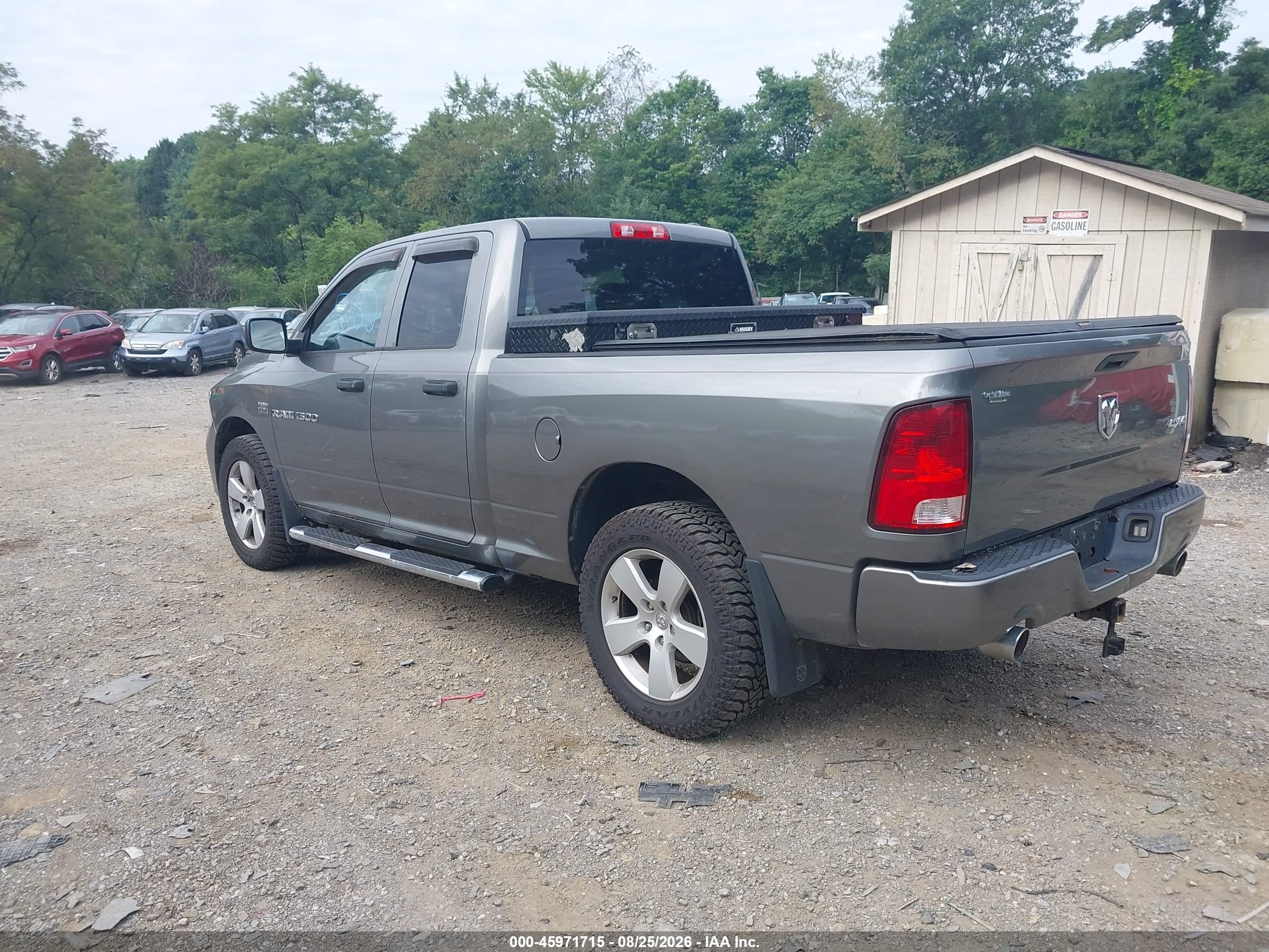 2012 Ram 1500 St Gray vin: 1C6RD7FT4CS287056