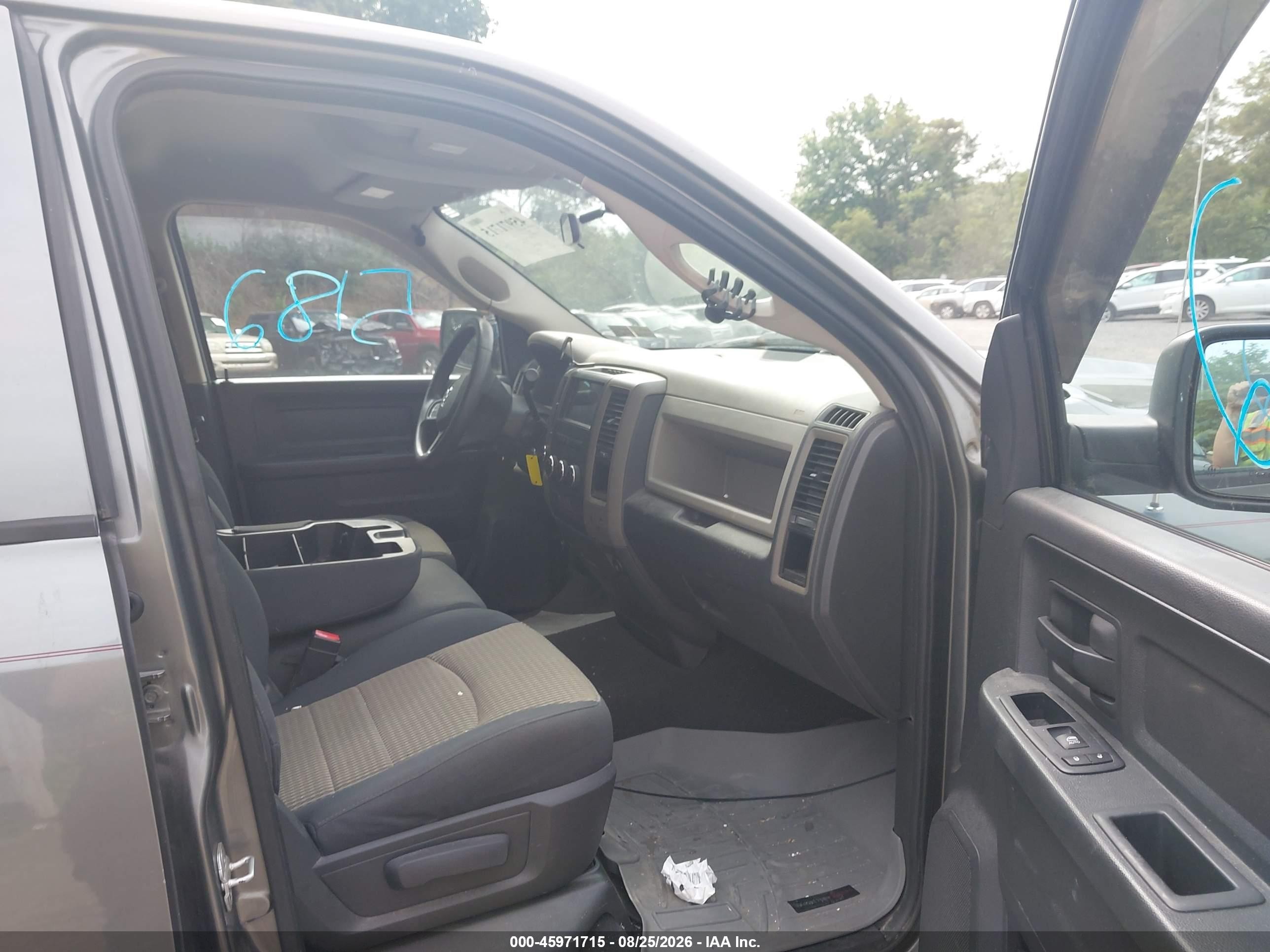 2012 Ram 1500 St Gray vin: 1C6RD7FT4CS287056