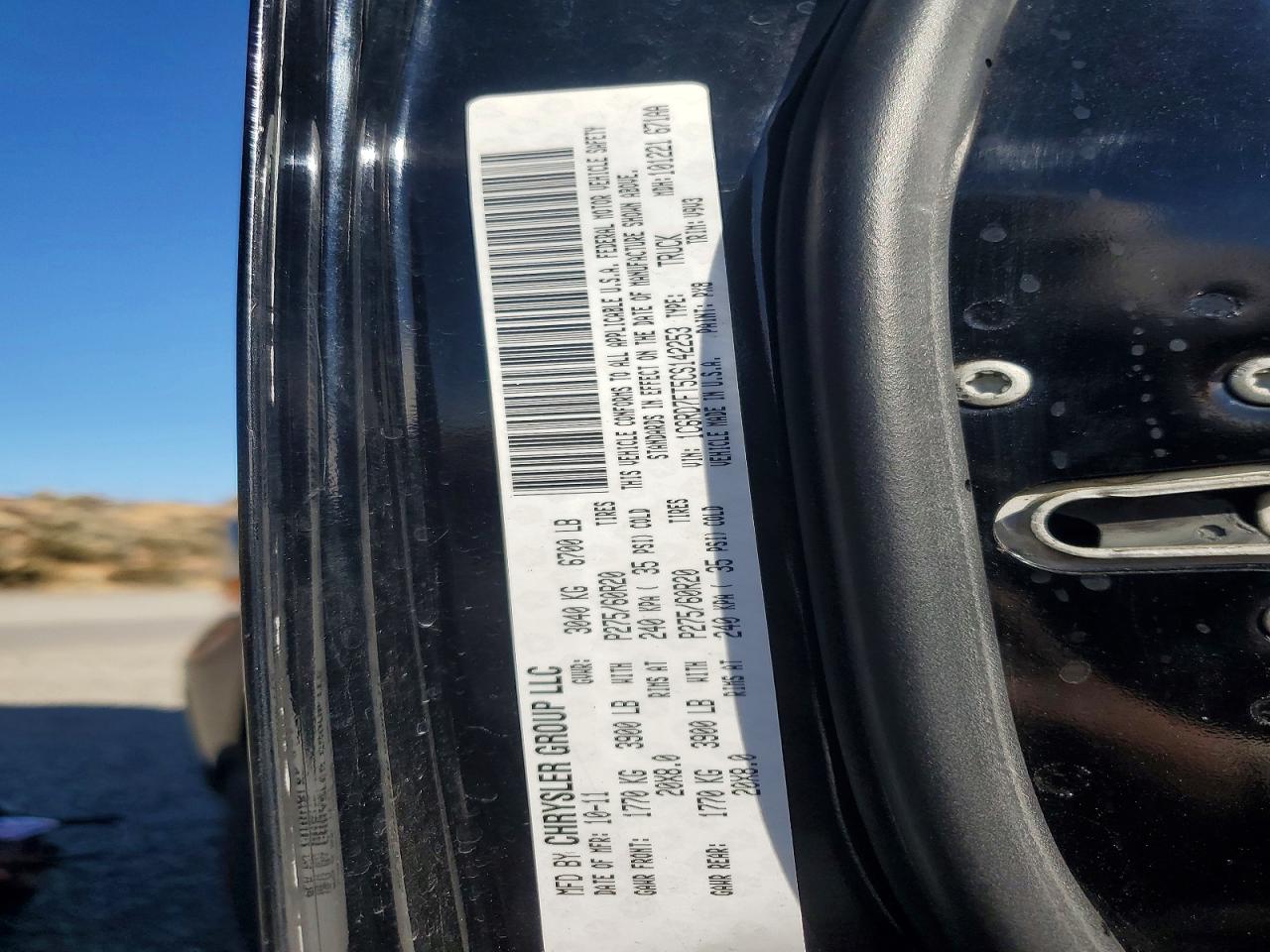 2012 Dodge Ram 1500 St Black vin: 1C6RD7FT5CS142253