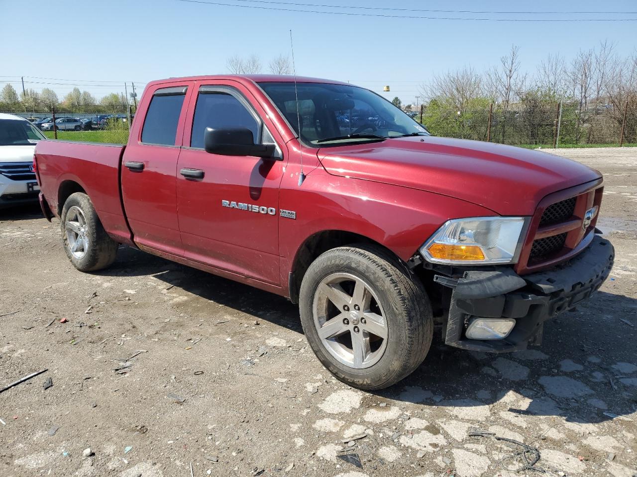 2012 Dodge Ram 1500 St Burgundy vin: 1C6RD7FT5CS145055