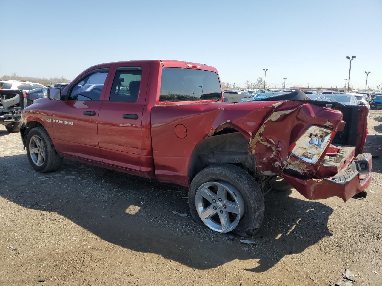 2012 Dodge Ram 1500 St Burgundy vin: 1C6RD7FT5CS145055