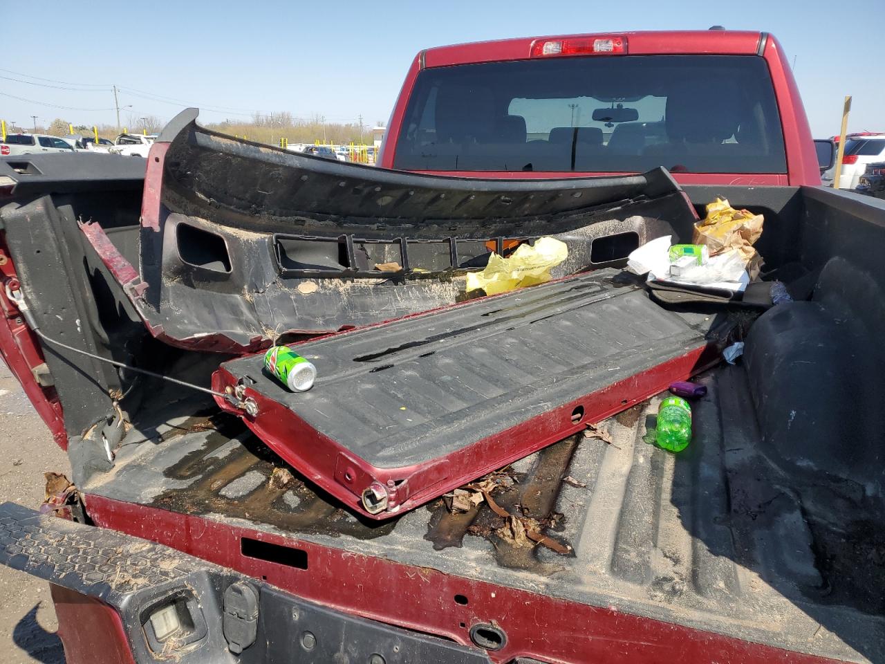 2012 Dodge Ram 1500 St Burgundy vin: 1C6RD7FT5CS145055