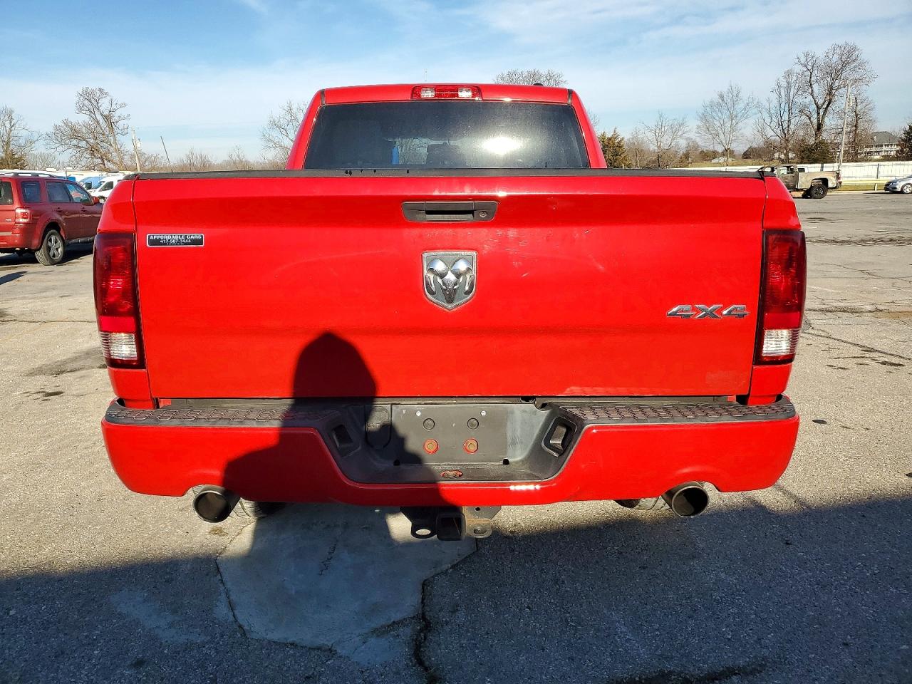 2012 Dodge Ram 1500 St Red vin: 1C6RD7FT5CS244281