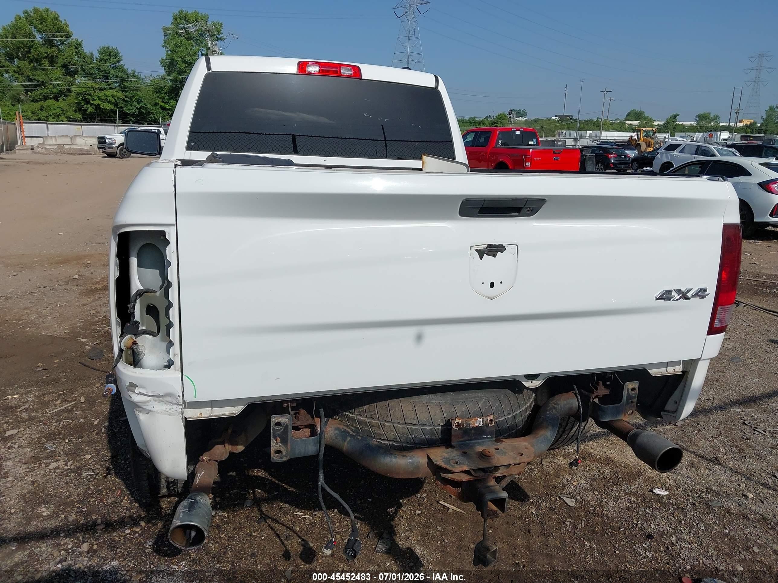 2012 Ram 1500 Express White vin: 1C6RD7FT5CS341111