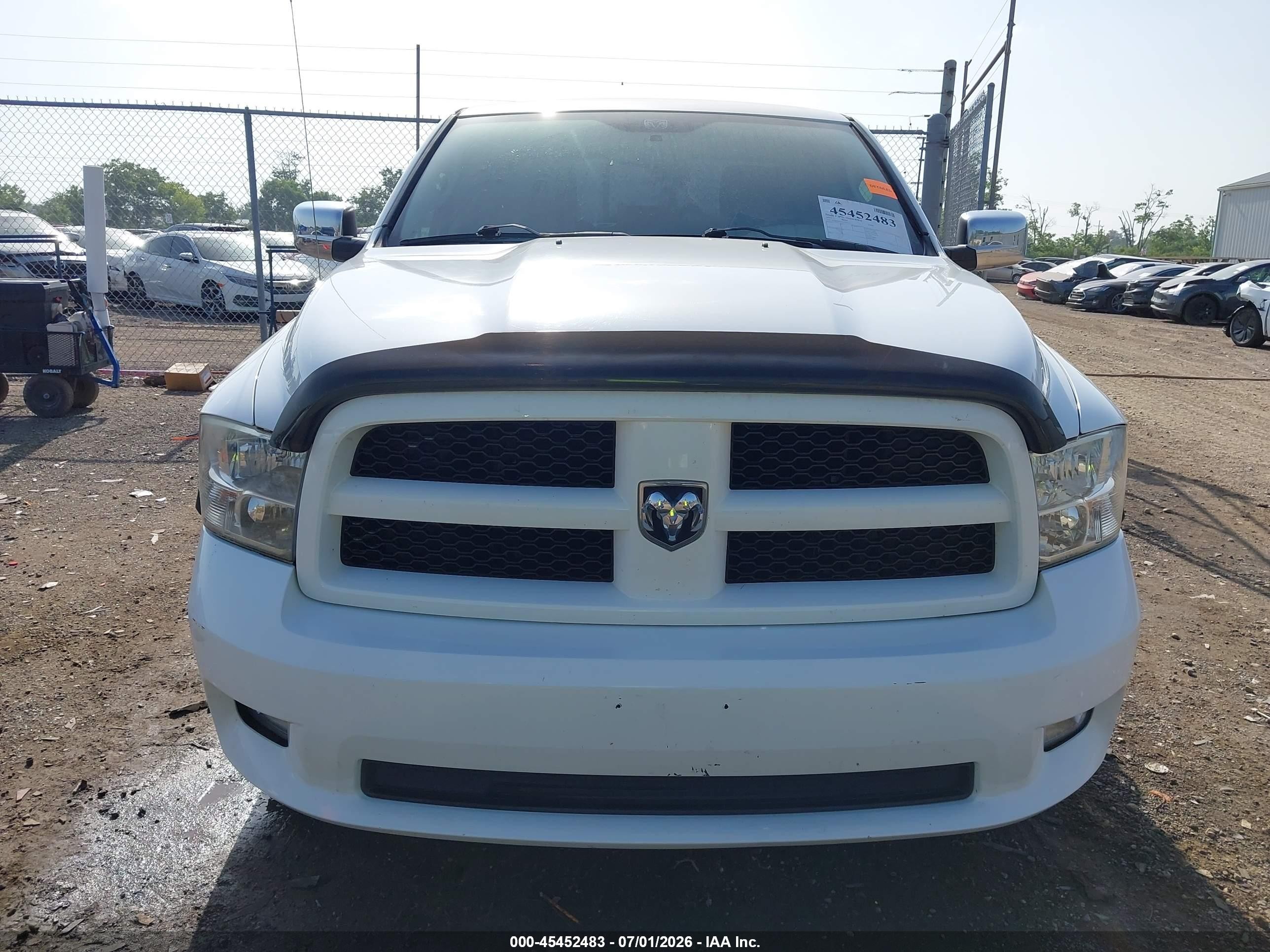 2012 Ram 1500 Express White vin: 1C6RD7FT5CS341111