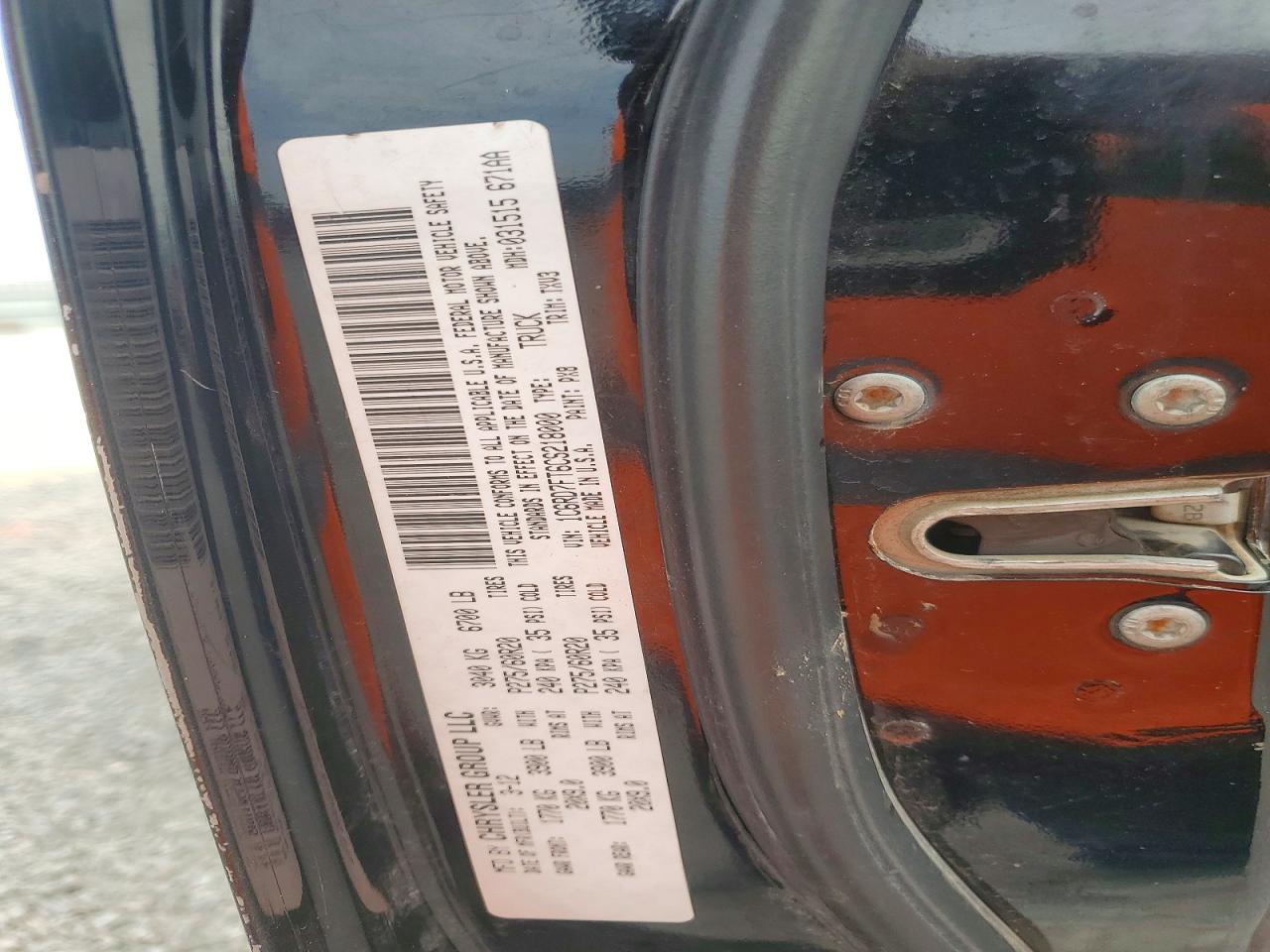 2012 Dodge Ram 1500 St Black vin: 1C6RD7FT6CS218000