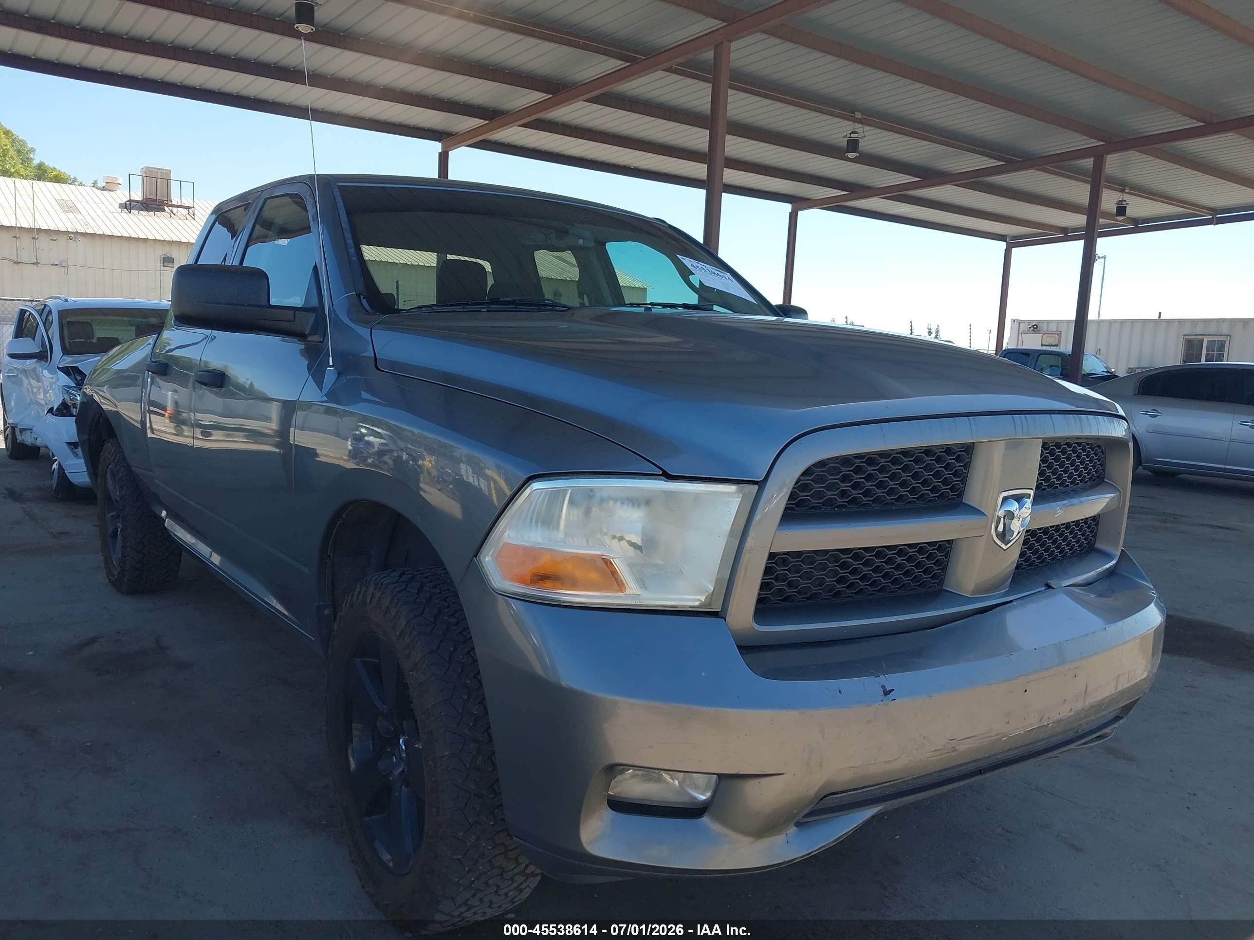 2012 Ram 1500 Express Gray vin: 1C6RD7FT6CS346480