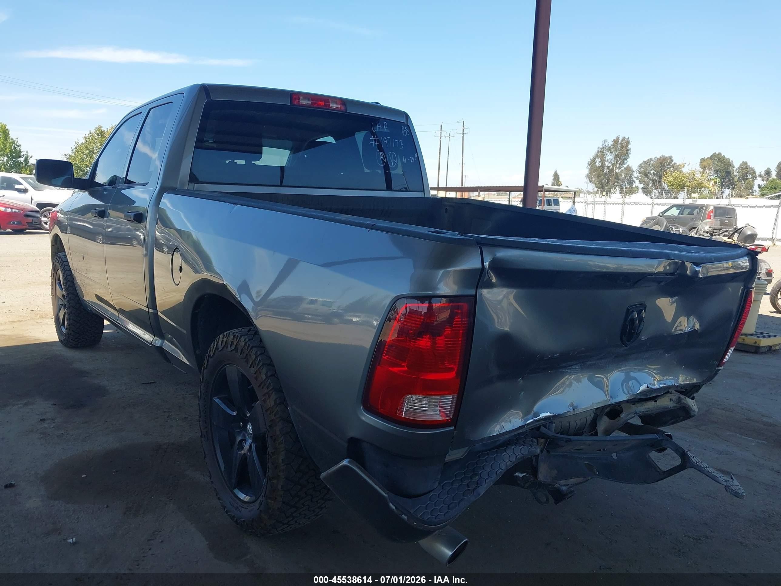 2012 Ram 1500 Express Gray vin: 1C6RD7FT6CS346480