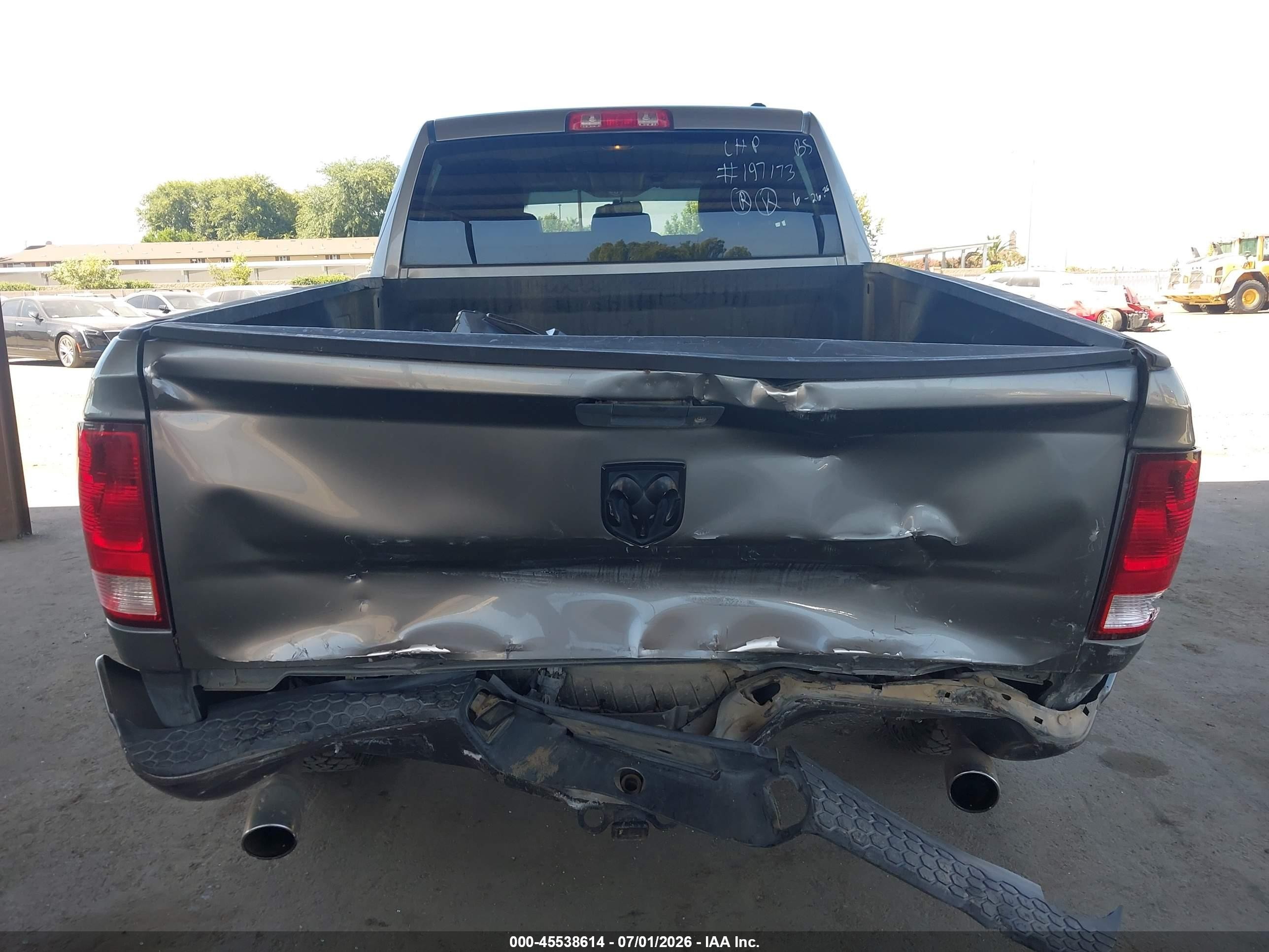 2012 Ram 1500 Express Gray vin: 1C6RD7FT6CS346480