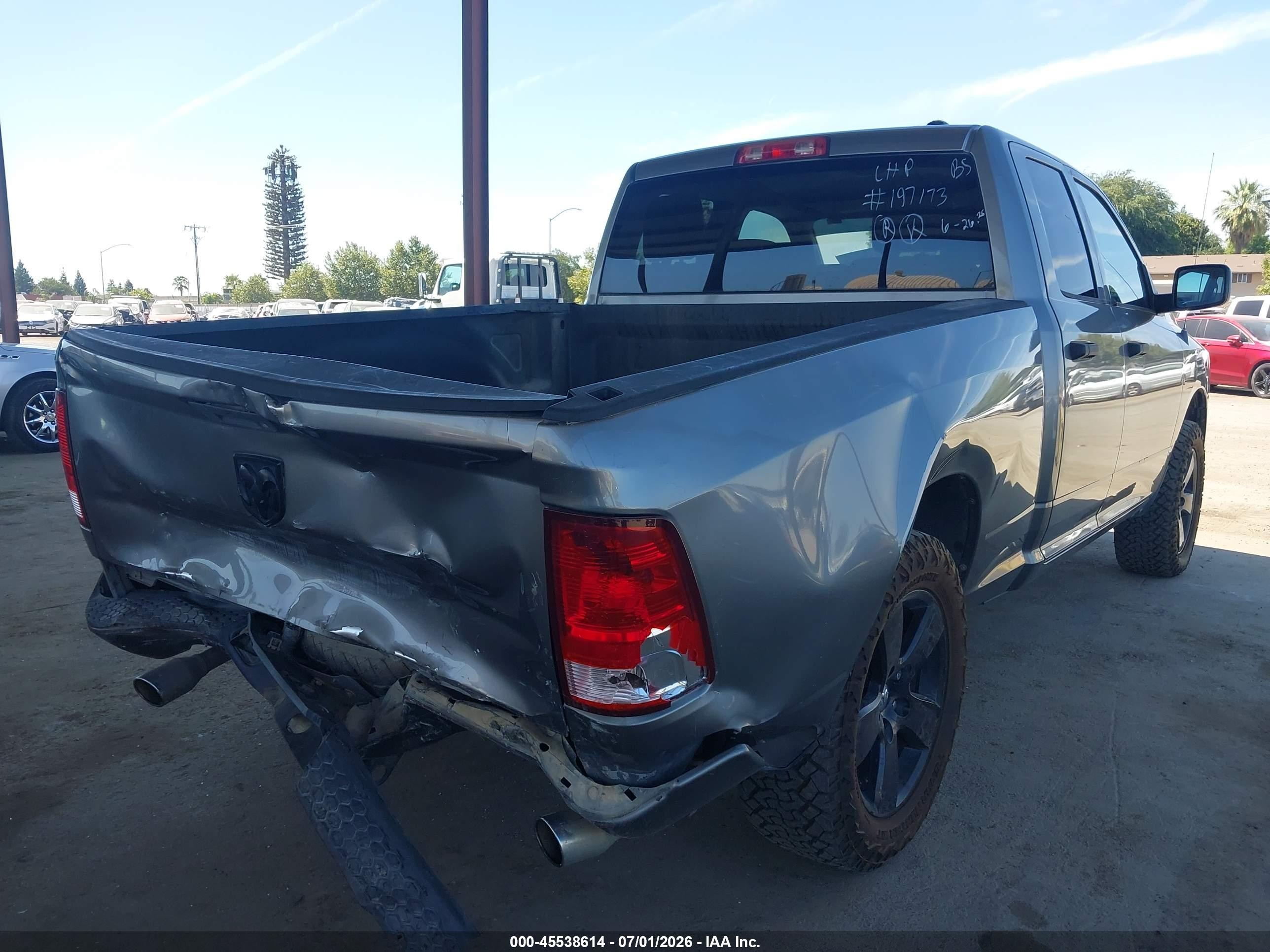 2012 Ram 1500 Express Gray vin: 1C6RD7FT6CS346480
