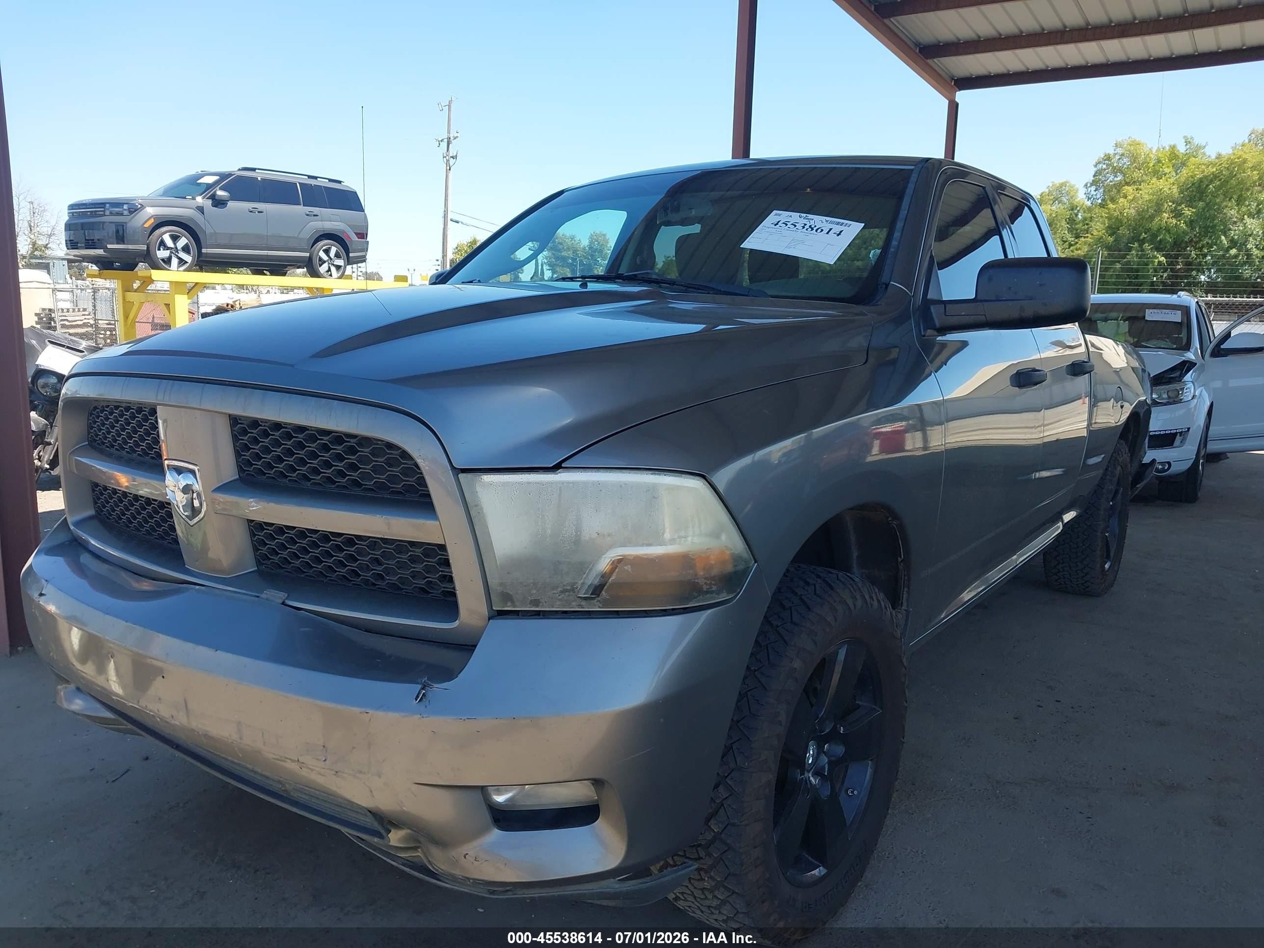2012 Ram 1500 Express Gray vin: 1C6RD7FT6CS346480