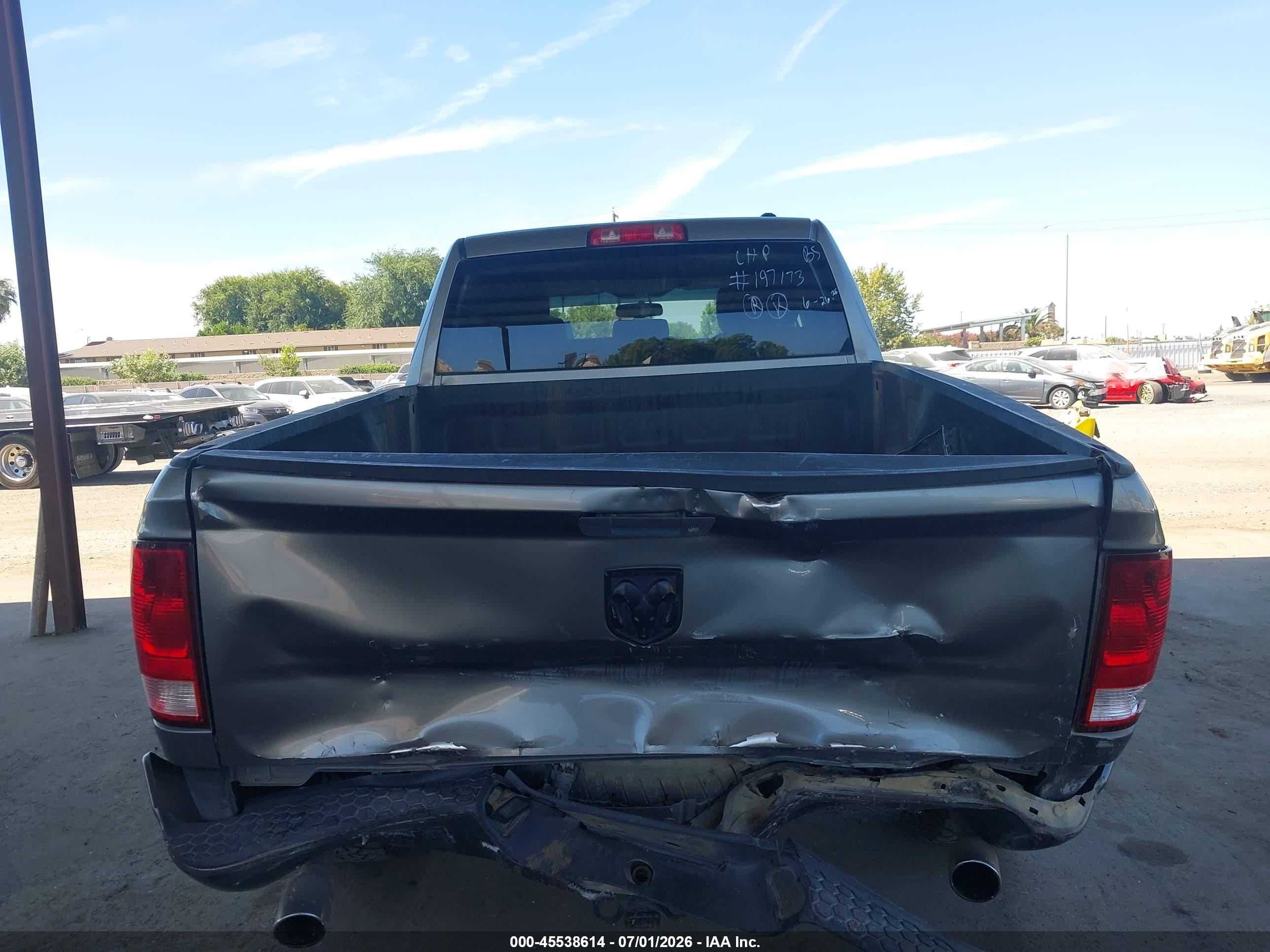 2012 Ram 1500 Express Gray vin: 1C6RD7FT6CS346480