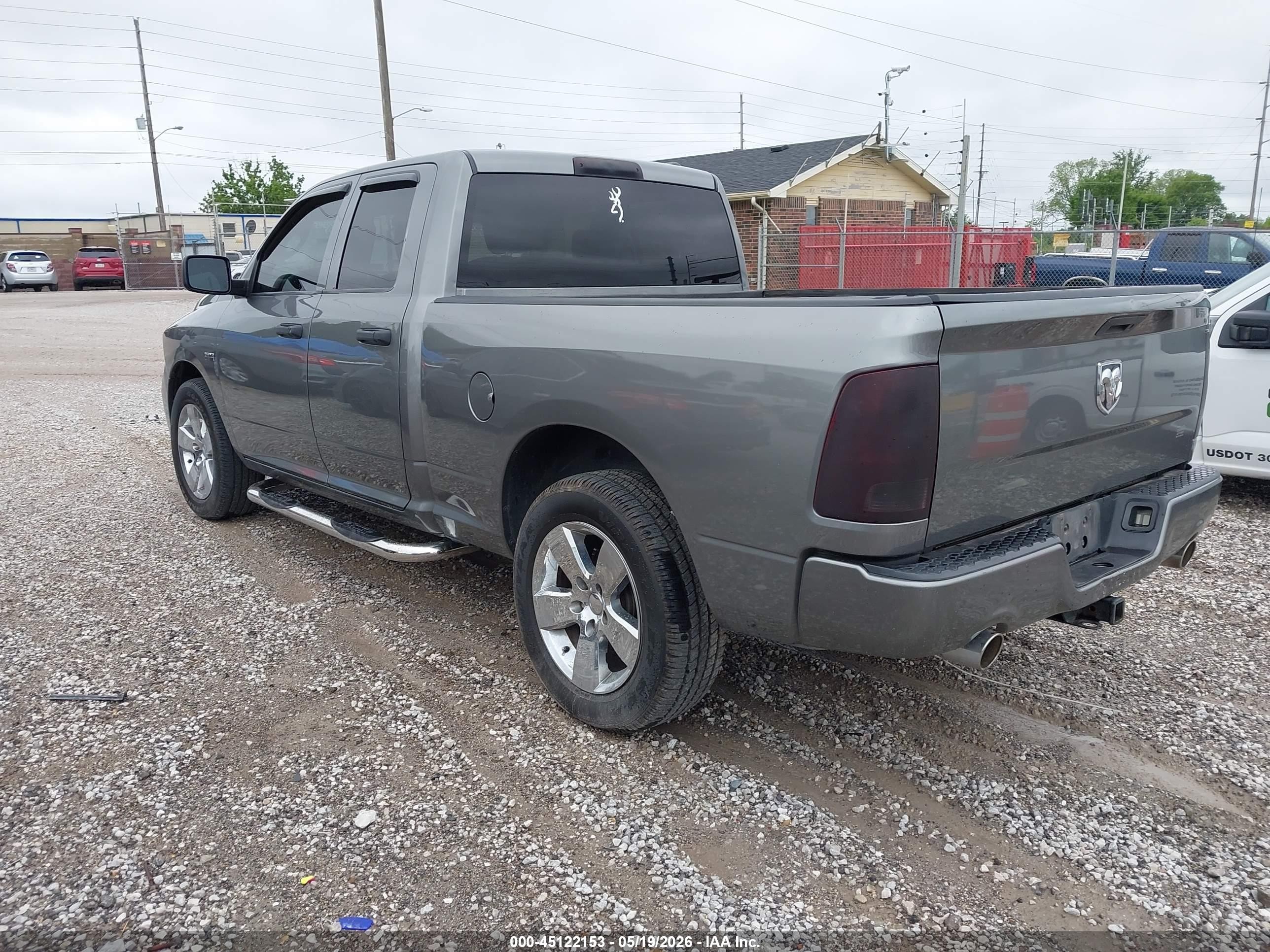 2012 Ram 1500 St Gray vin: 1C6RD7FT7CS134123