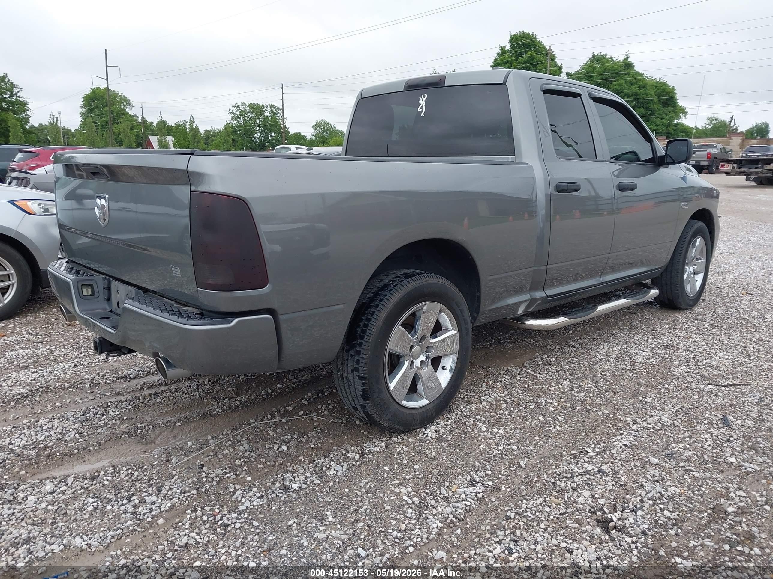 2012 Ram 1500 St Gray vin: 1C6RD7FT7CS134123