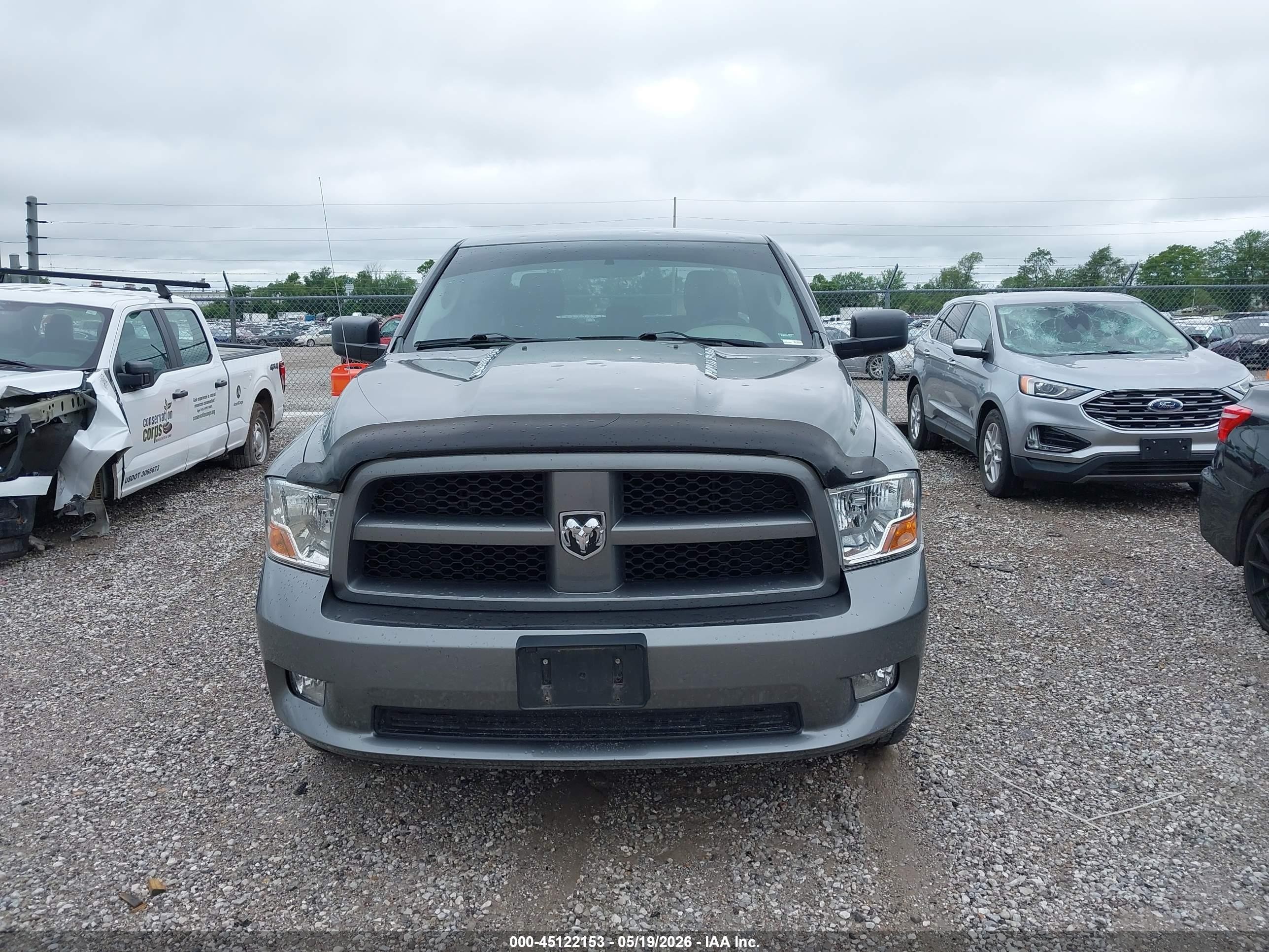 2012 Ram 1500 St Gray vin: 1C6RD7FT7CS134123