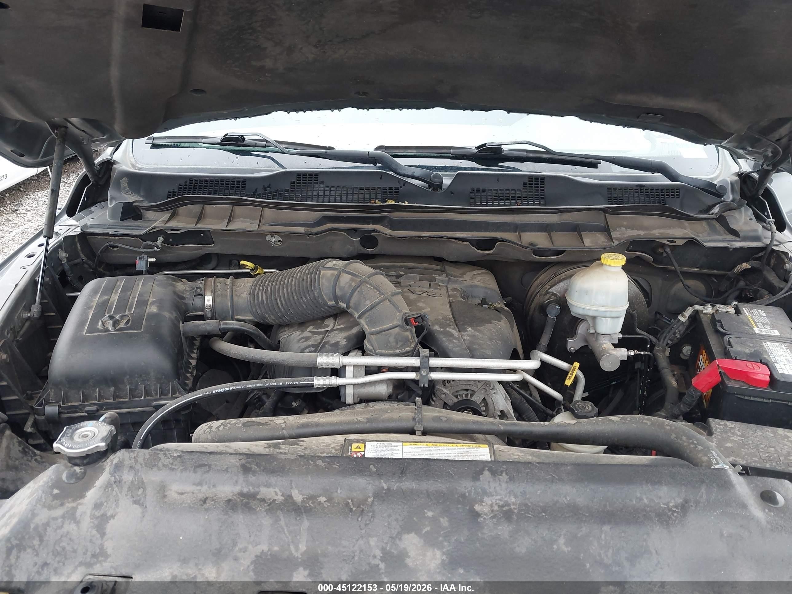 2012 Ram 1500 St Gray vin: 1C6RD7FT7CS134123