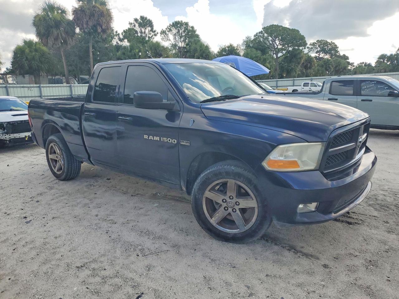 2012 Dodge Ram 1500 St Синий vin: 1C6RD7FT7CS260451