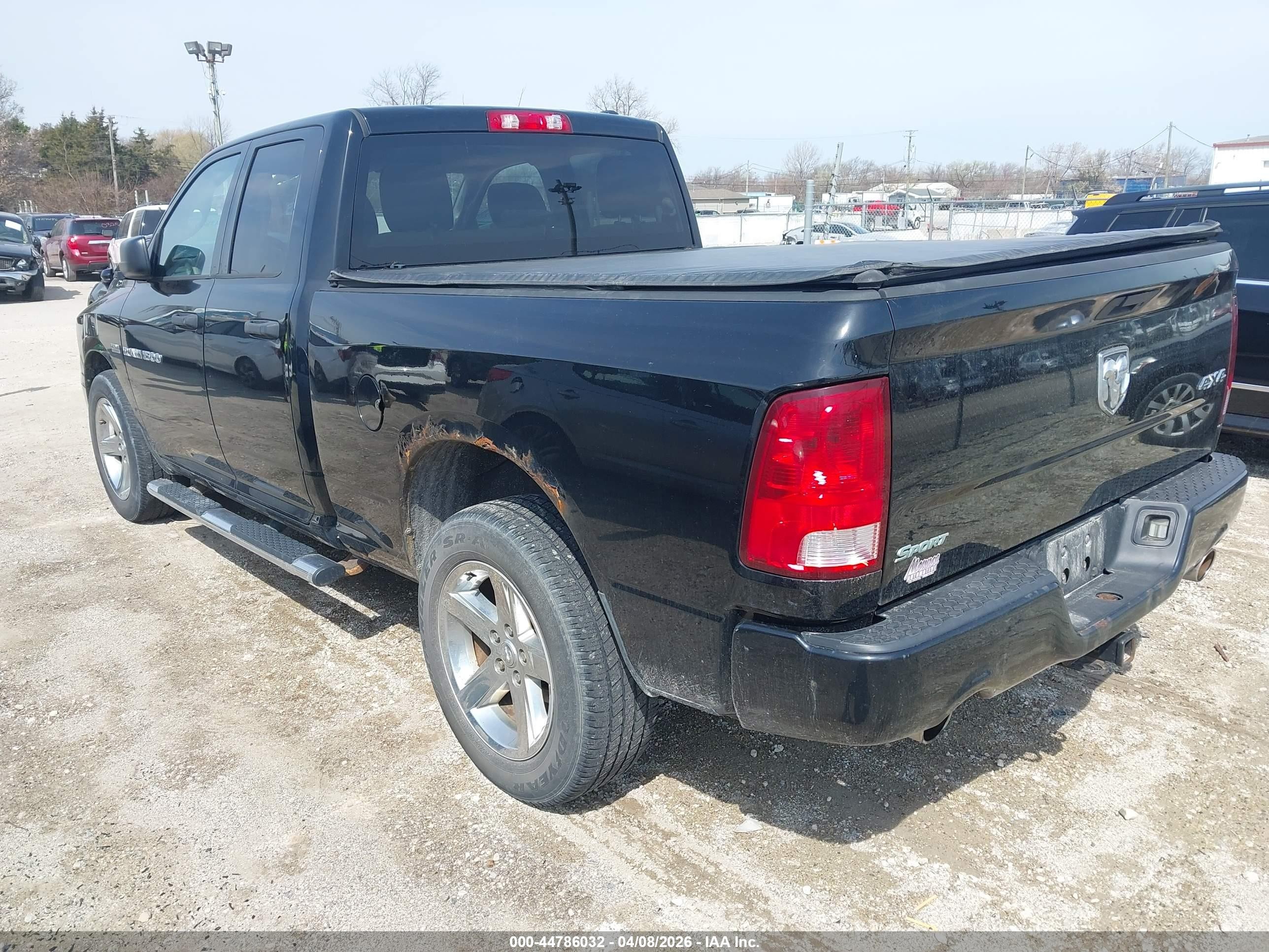 2012 Ram 1500 St Black vin: 1C6RD7FT7CS308059