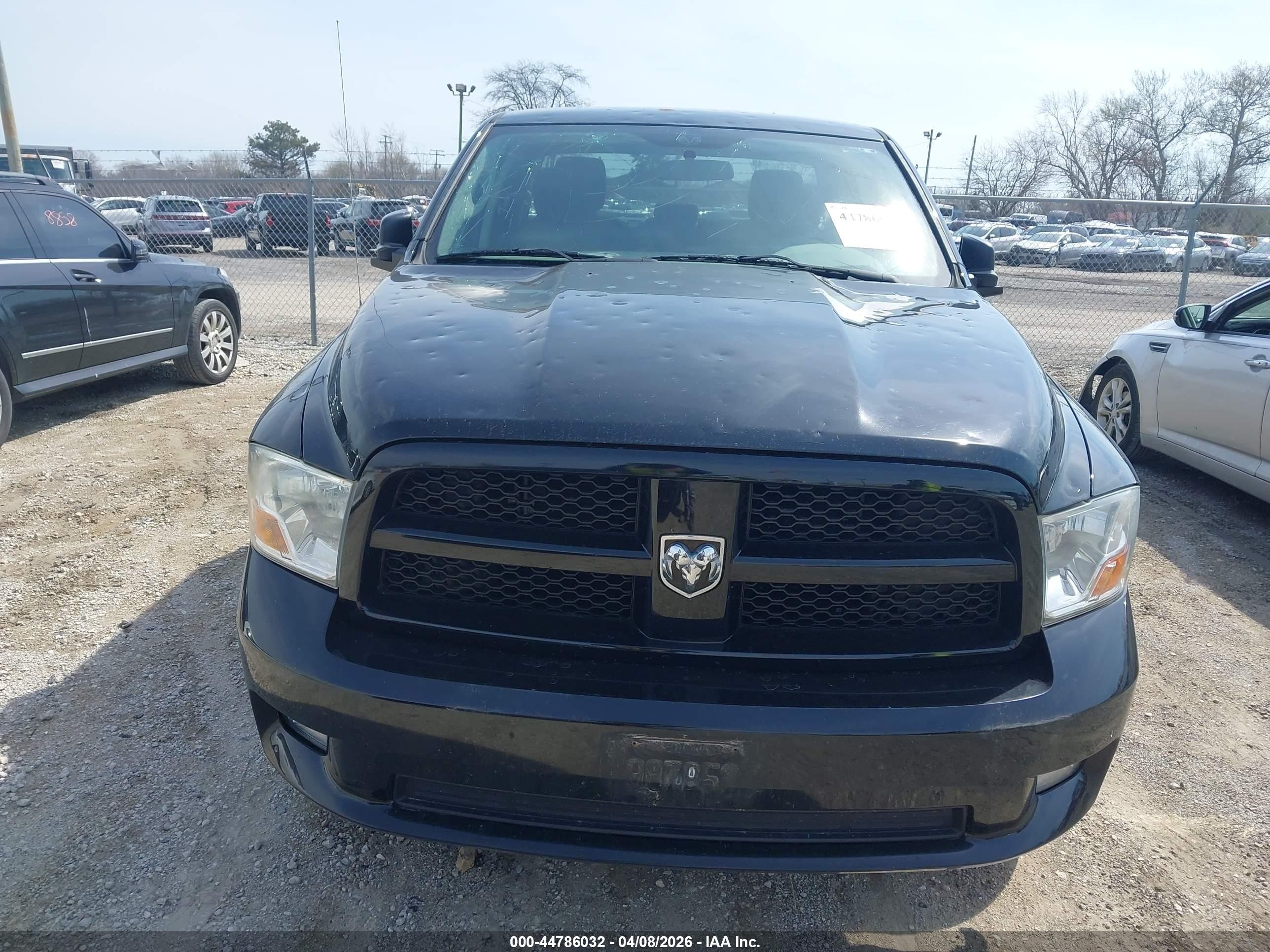2012 Ram 1500 St Black vin: 1C6RD7FT7CS308059
