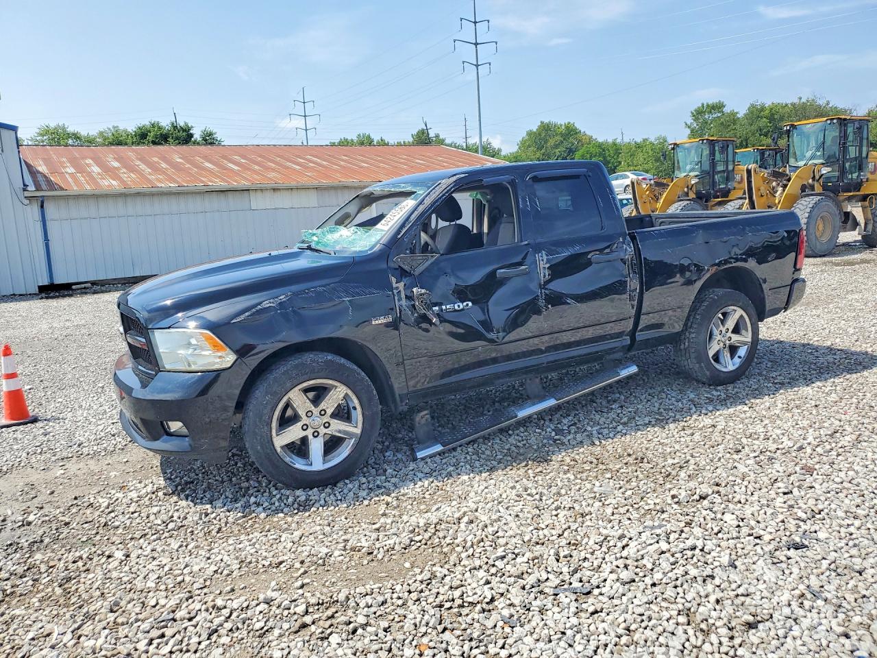 2012 Dodge Ram 1500 St Black vin: 1C6RD7FT7CS343412